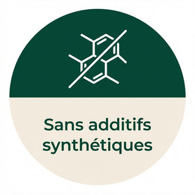 Sans additifs synthètiques