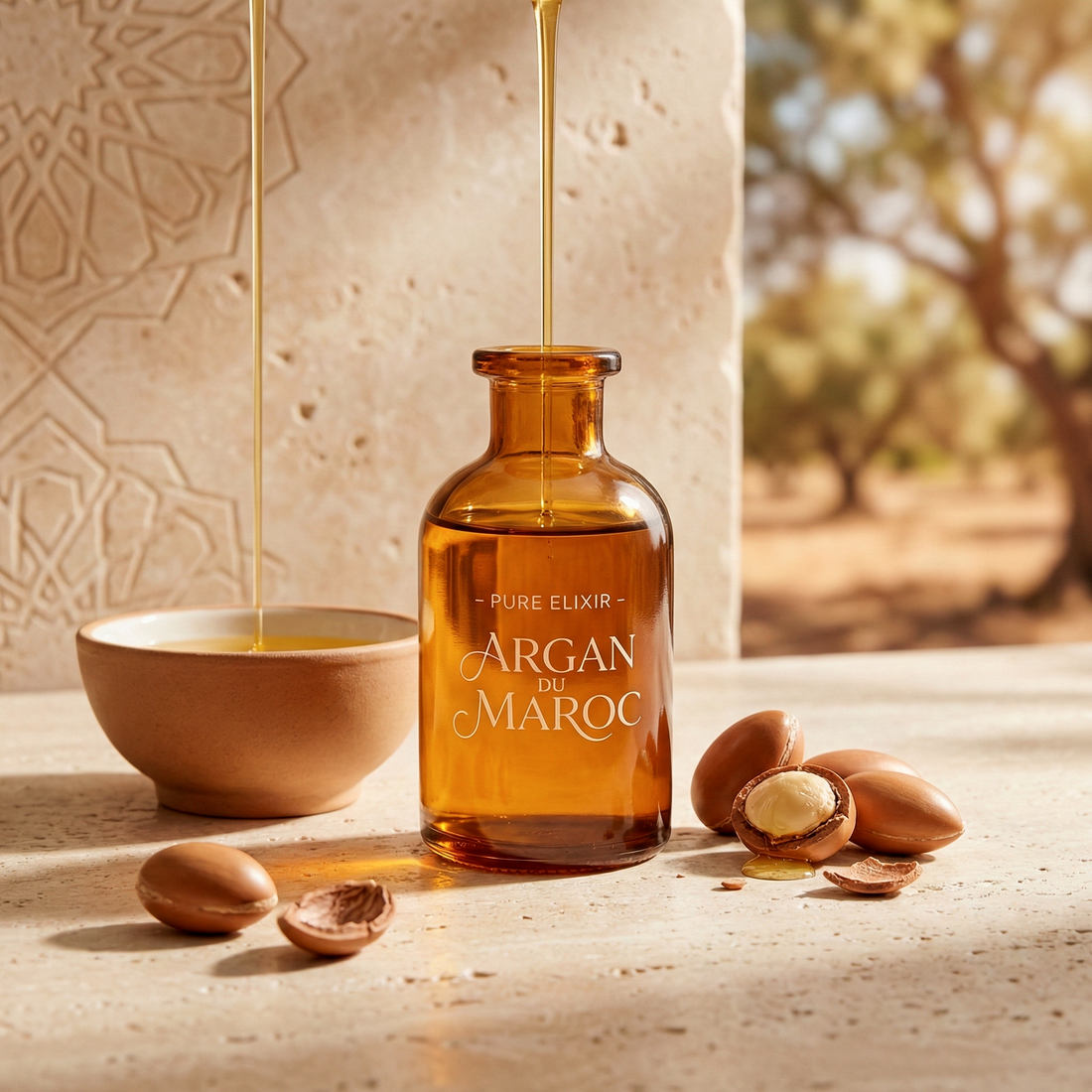 Huile d’argan – L’or liquide du Maroc qui hydrate, nourrit et protège votre peau et vos cheveux
