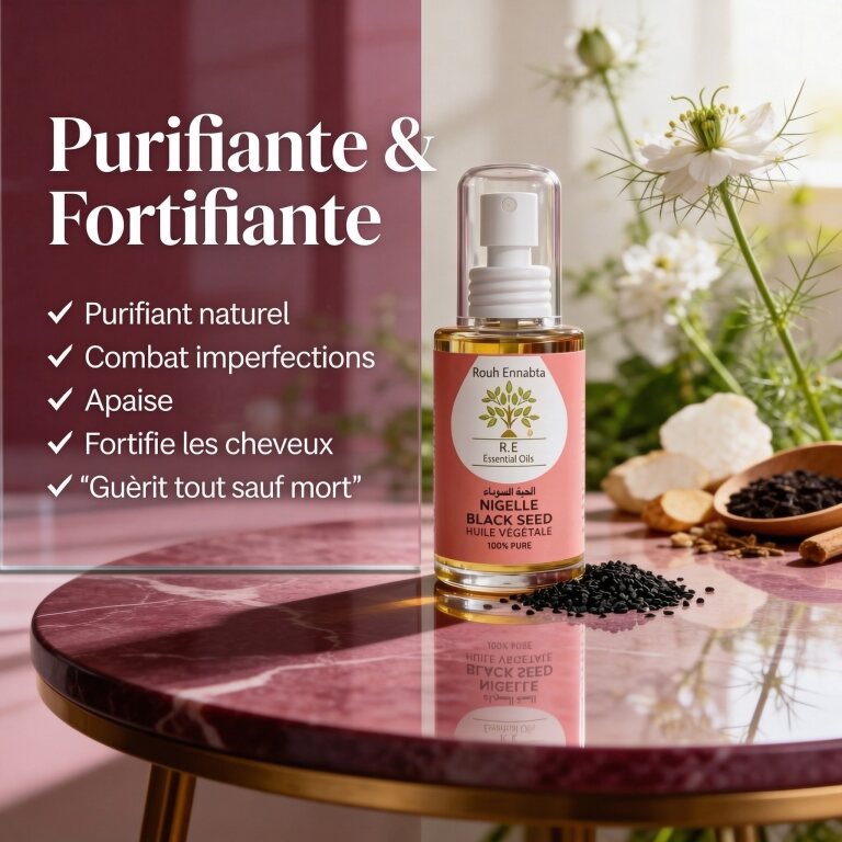 Huile de Nigelle BIO – Purifiante Fortifiante- JODHUR