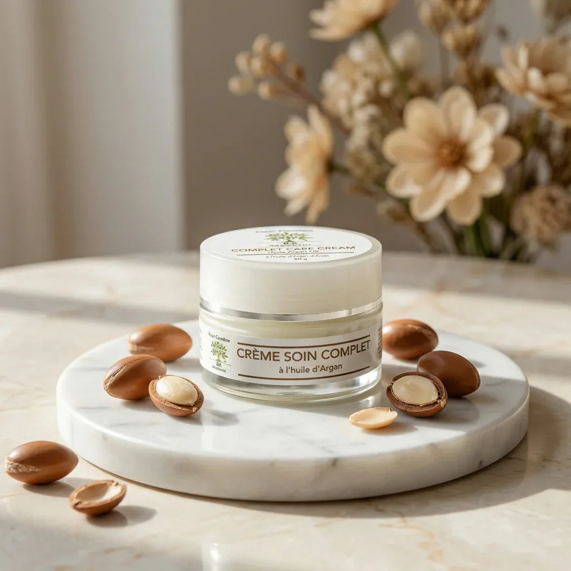 Pot de crème soin complet à l'huile d'argan Jodhur — peau douce souple et éclatante Maroc