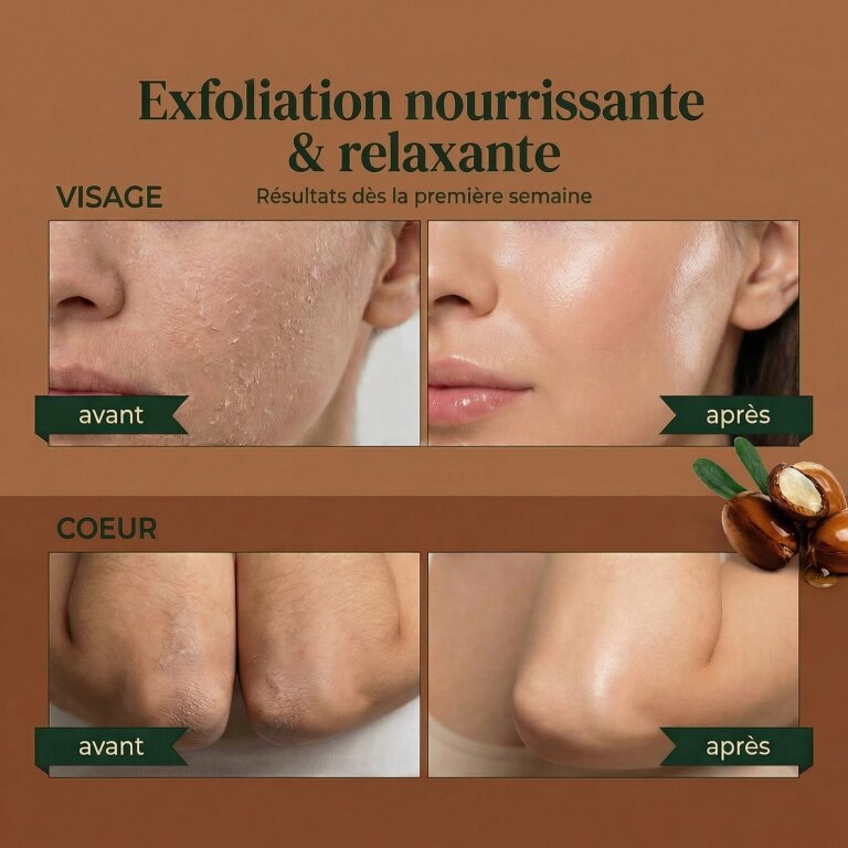 Gommage Corps Argan & Huile de Lavande | Peau douce, lisse & apaisée - JODHUR