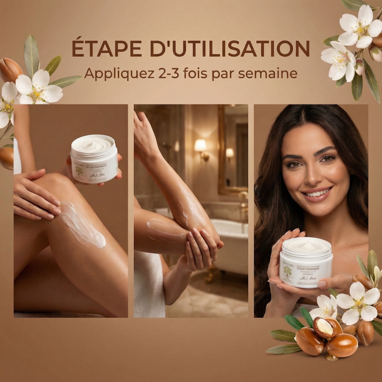 Gommage Corps Argan & Huile de Lavande | Peau douce, lisse & apaisée - JODHUR