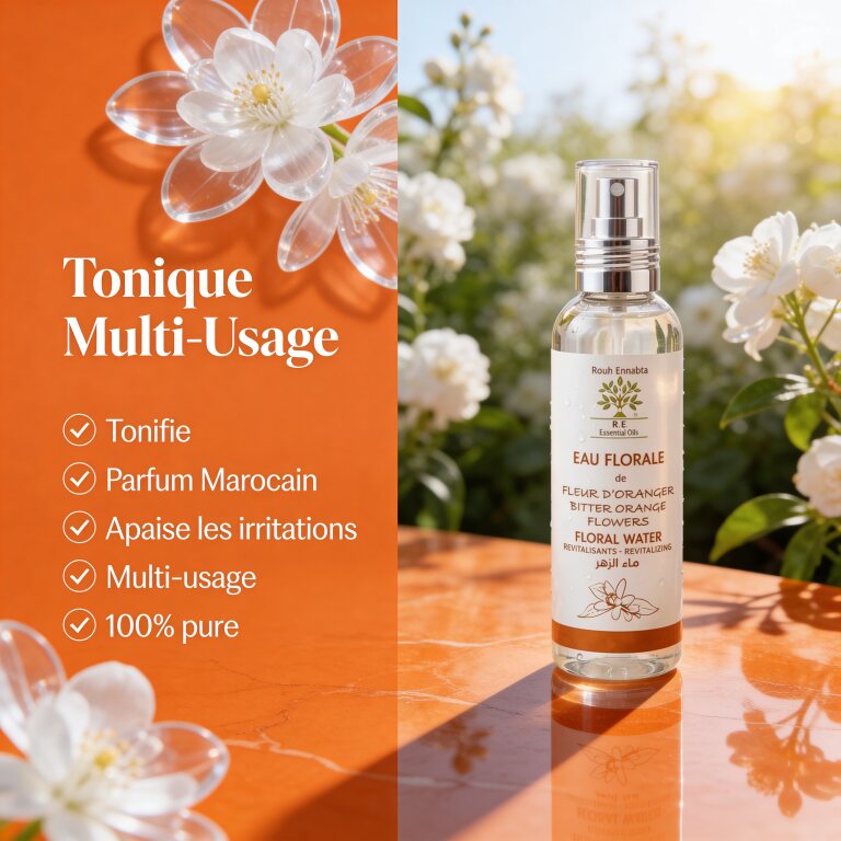 Eau de Fleurs d'Oranger BIO – Tonique Multi-Usage - JODHUR