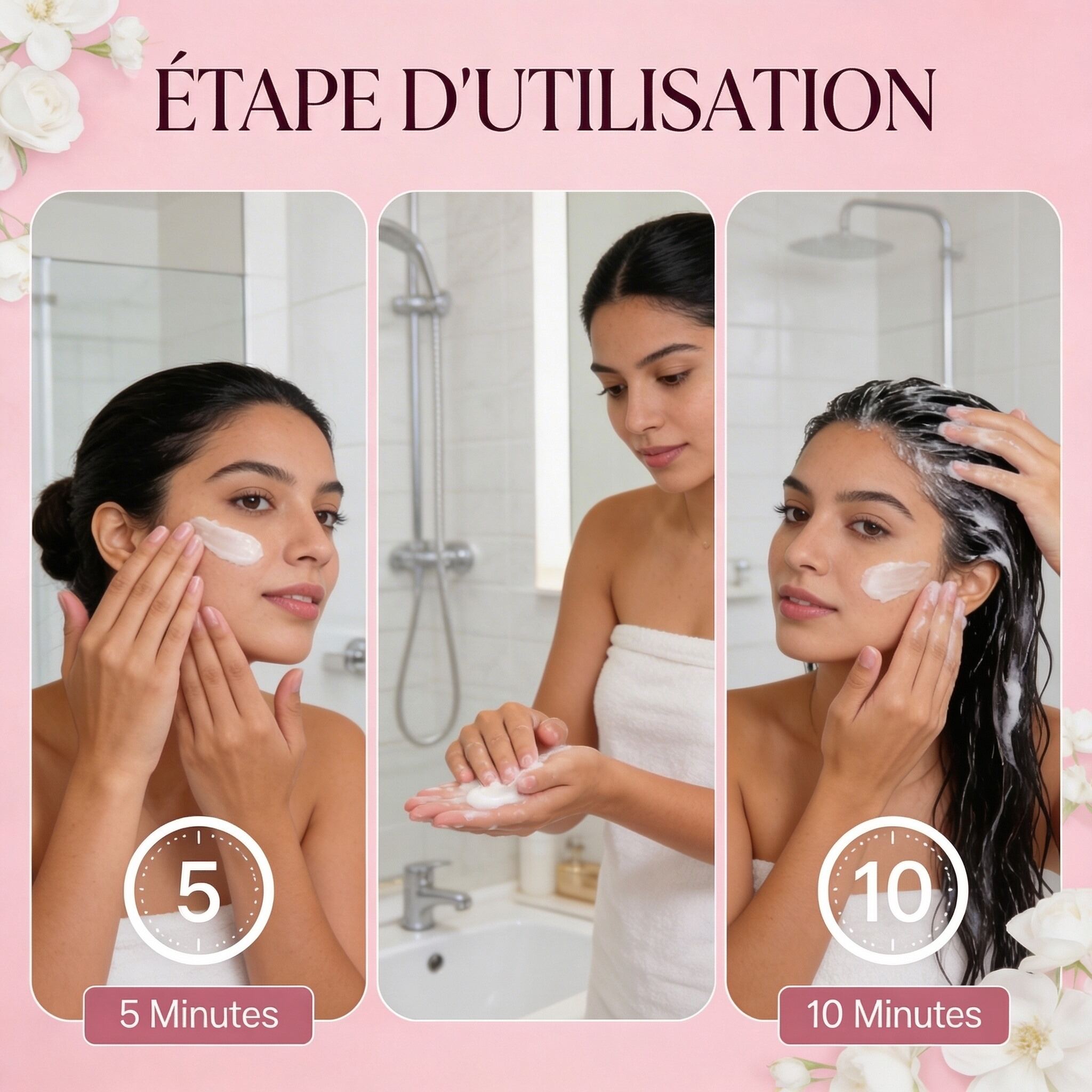 Rhassoul à la Rose – Argile du Hammam- JODHUR