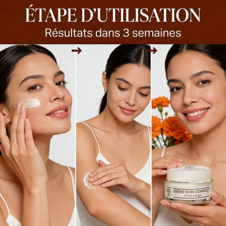 Crème Soin Complet à l'Huile d'Argan | Peau douce, souple & éclatante - JODHUR