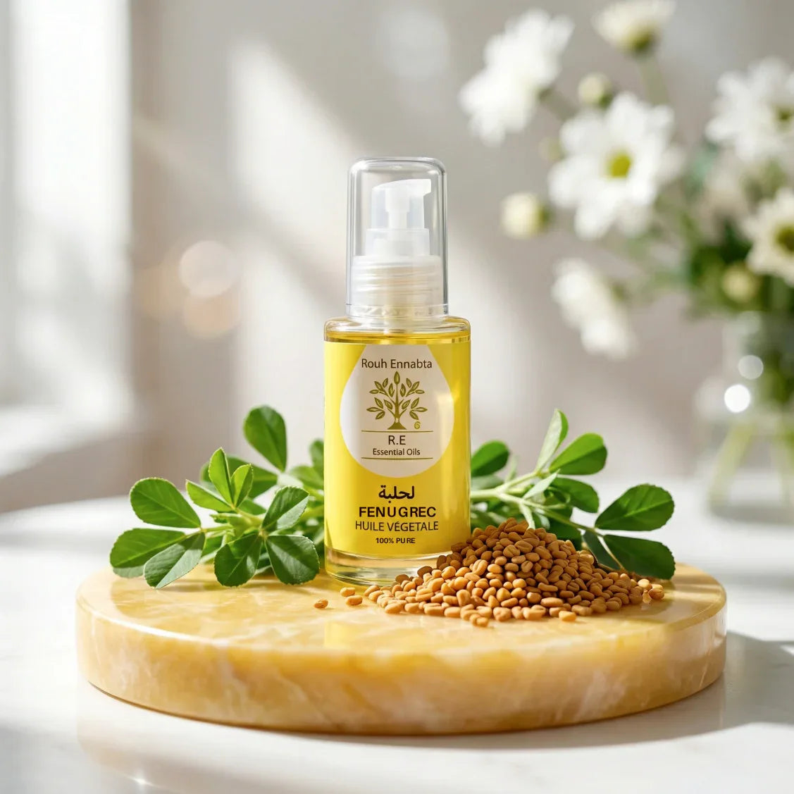 Huile de Fenugrec BIO – Volume & Fermeté - JODHUR