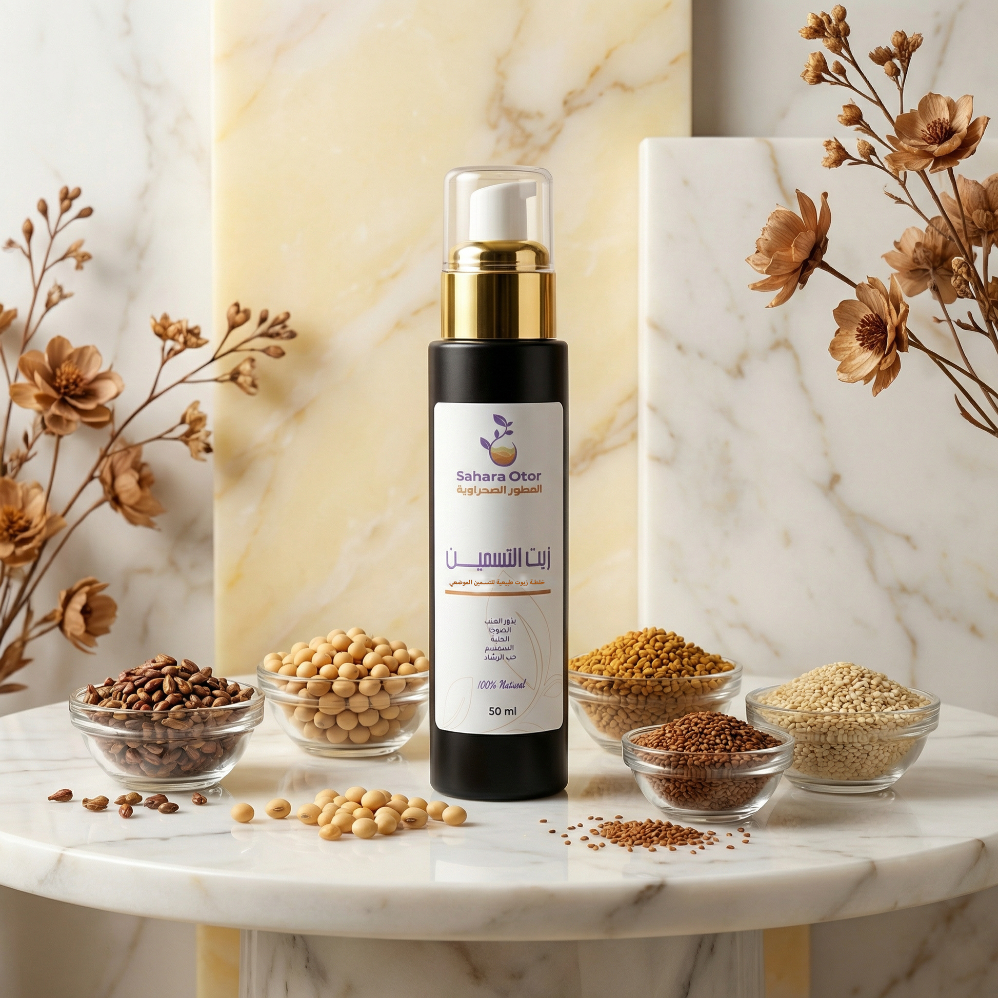 JODHUR Huile Galbante Corps – Volume & Fermeté Silhouette avec huile d’argan bio et infusion moringa, hydratante et nourrissante naturelle.