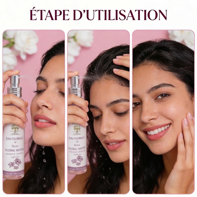 Eau de Rose de Damas BIO – Spray Éclat Premium- JODHUR
