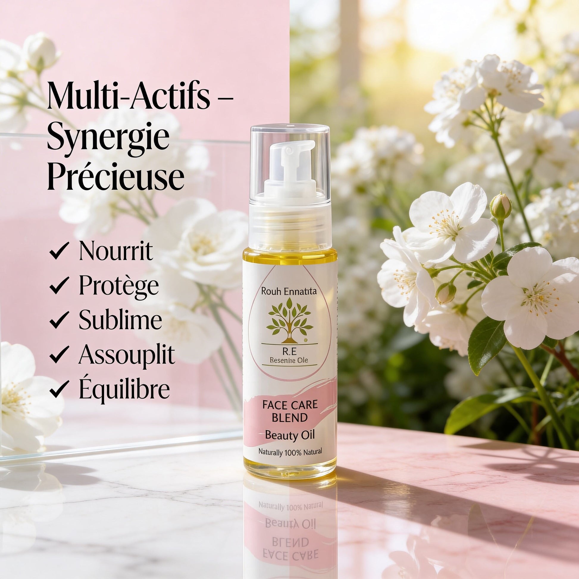 Huile Soin Visage Multi-Actifs - JODHUR