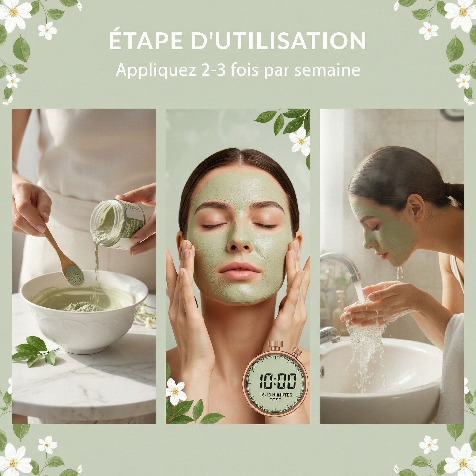 Masque Purifiant à l'Argile Verte - JODHUR