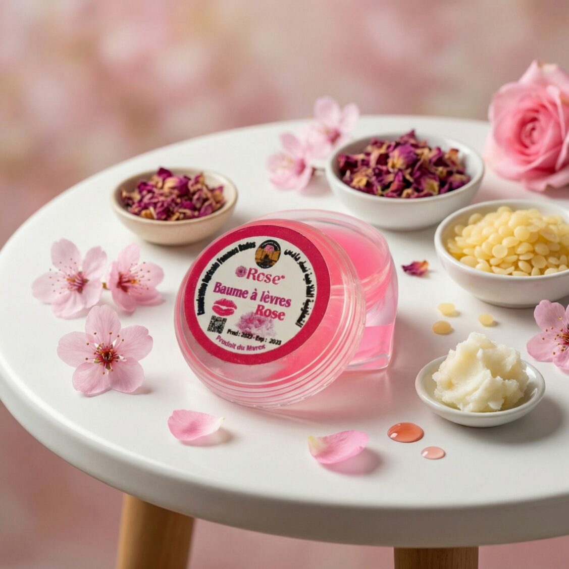 Baume à Lèvres Rose – Douceur & Protection - JODHUR