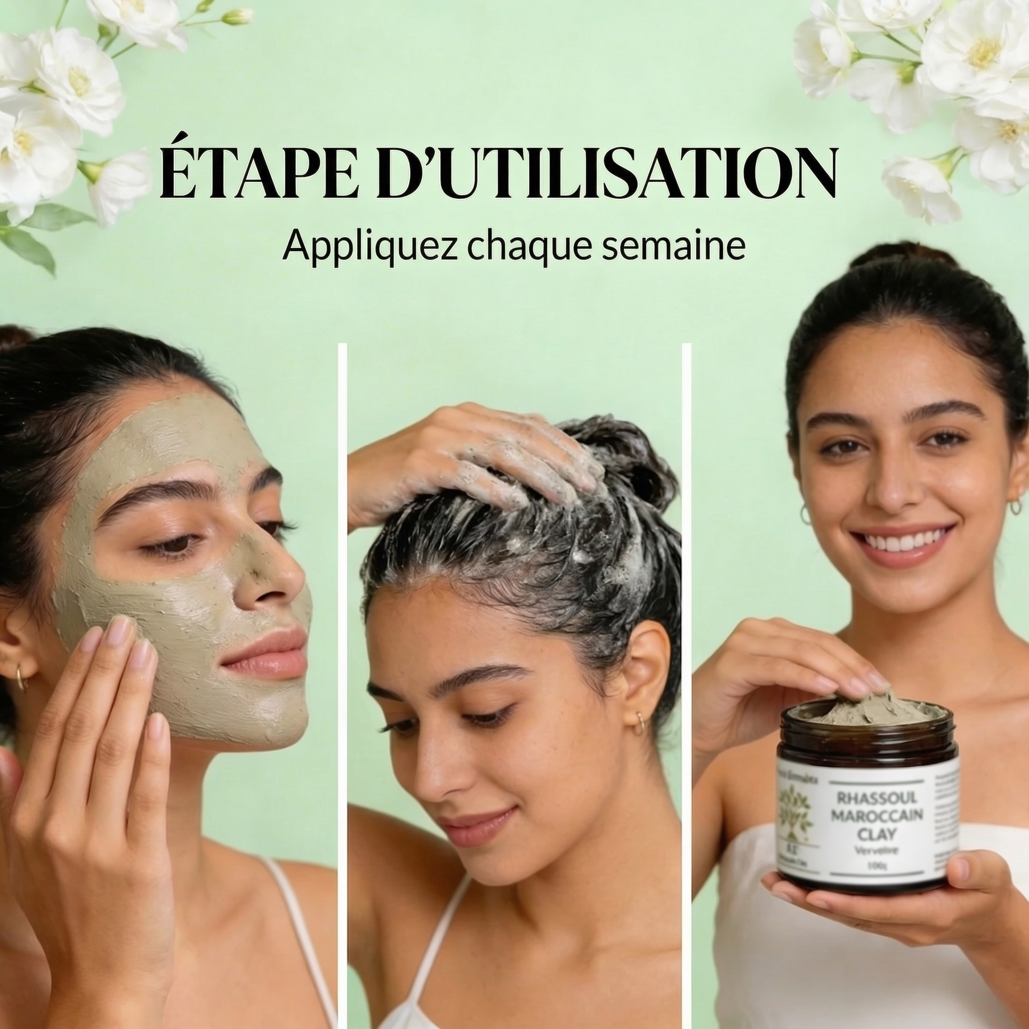 Rhassoul au Myrte – Argile du Hammam - JODHUR