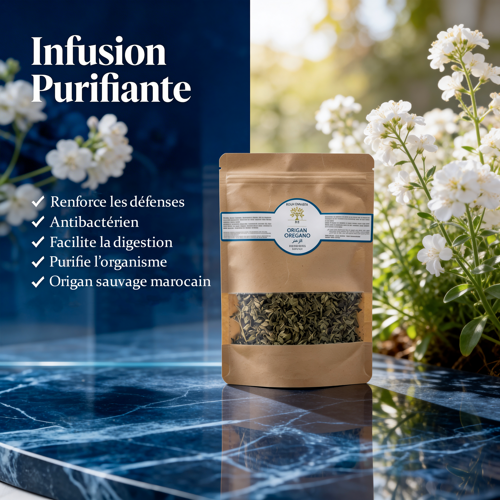 Origan Séché BIO – Infusion Purifiante- JODHUR