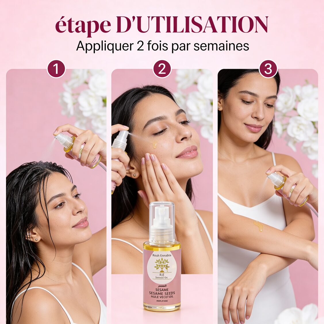 Huile de Sésame BIO – Massage Ayurvédique - JODHUR