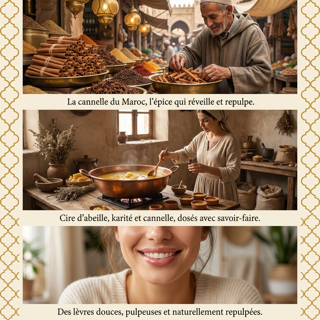 Moroccan spice market, woman mixing ingredients in kitchen, smiling woman with soft, plump lips.
