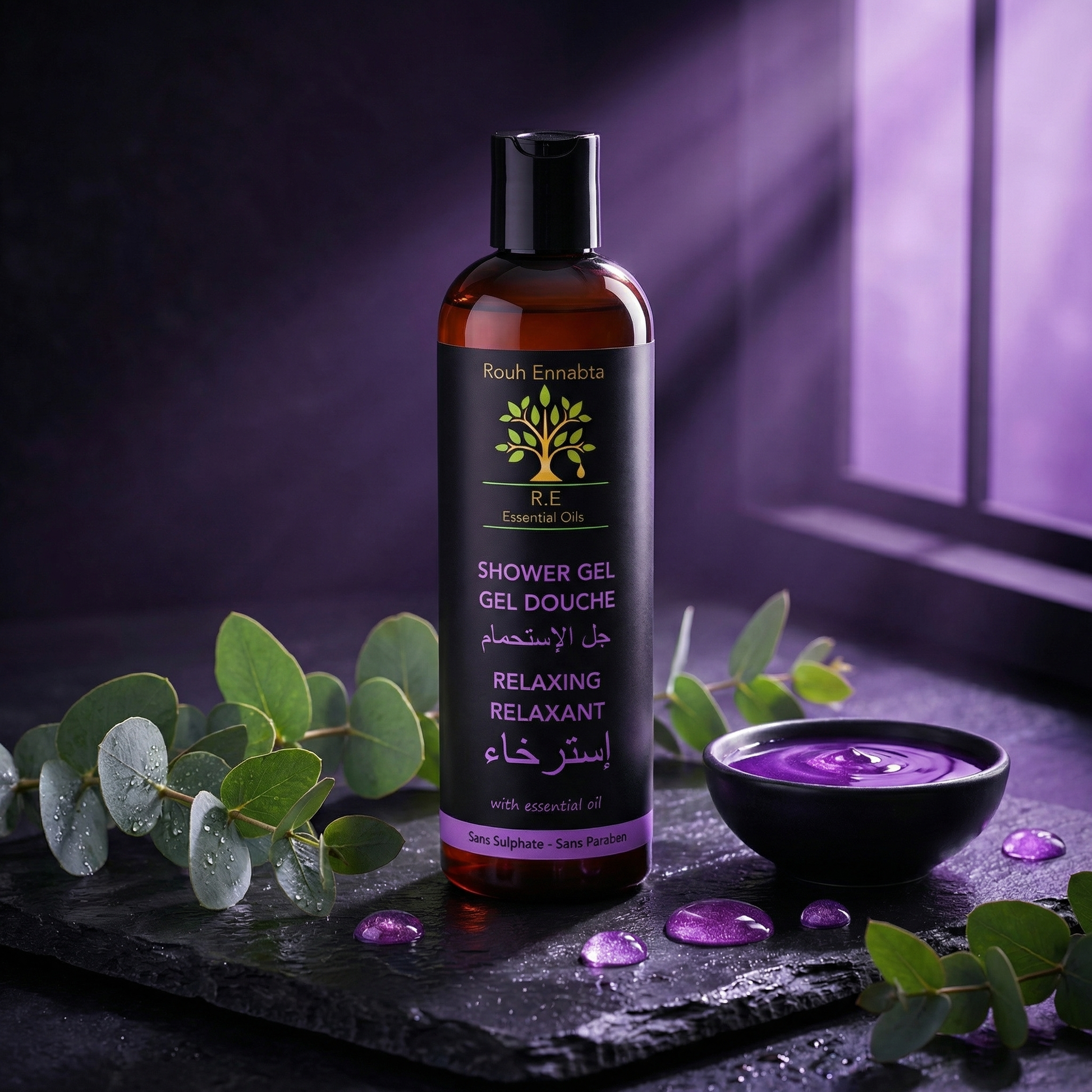 Gel Douche aux Huiles Essentielles Relaxant - JODHUR