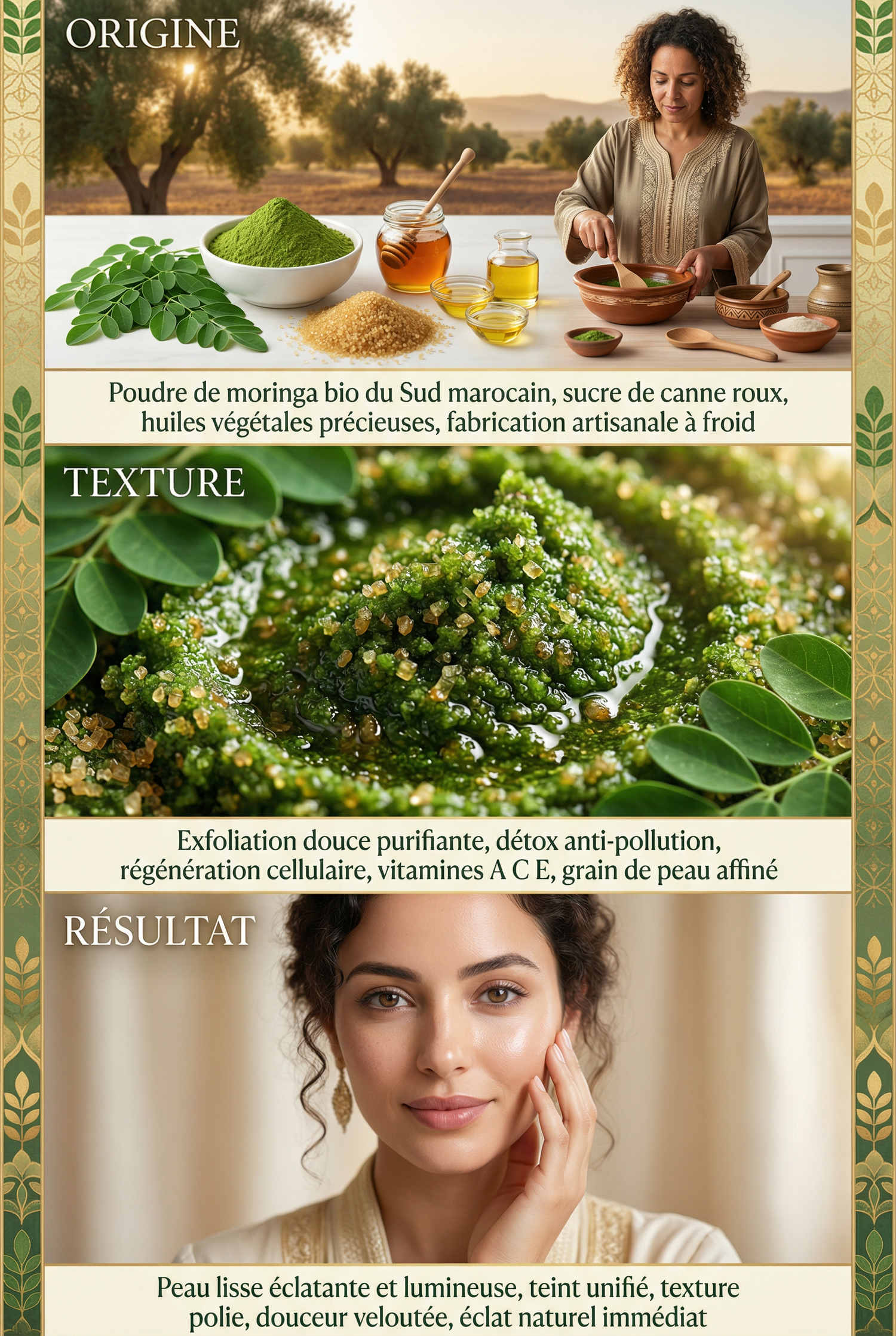 Gommage_Moringa_Corps_Peau_Lisse_Eclatante - JODHUR