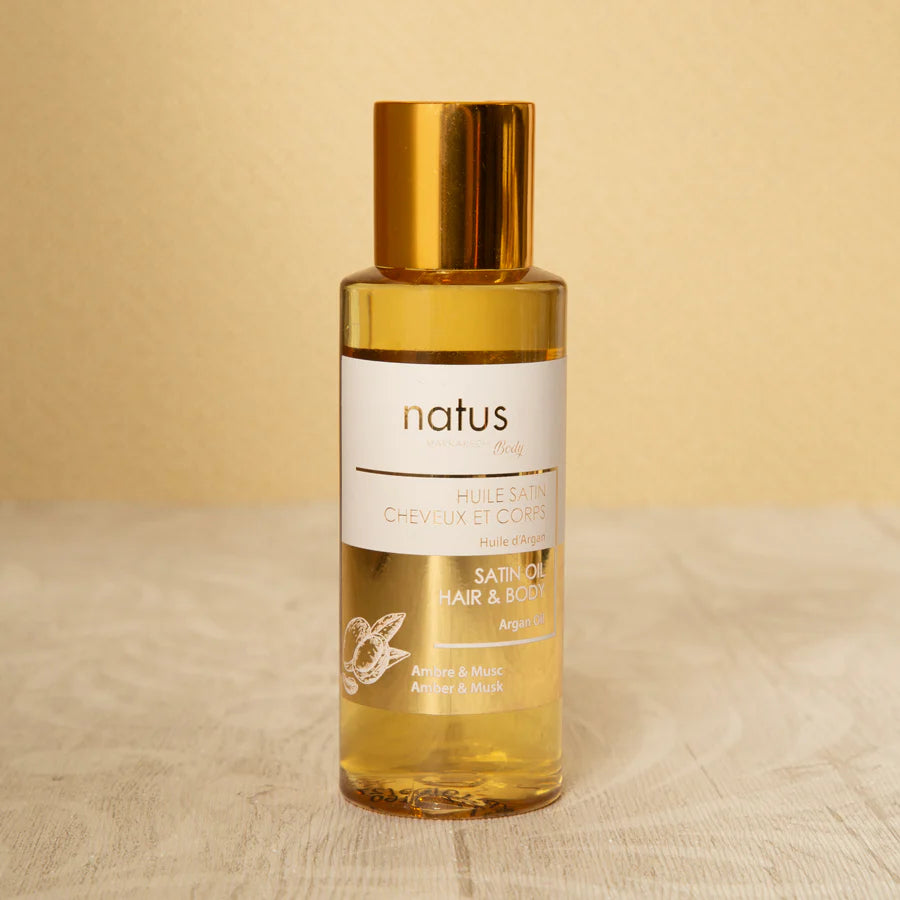 Huile de satin Corps et cheveux Huile d'Argan 100ml