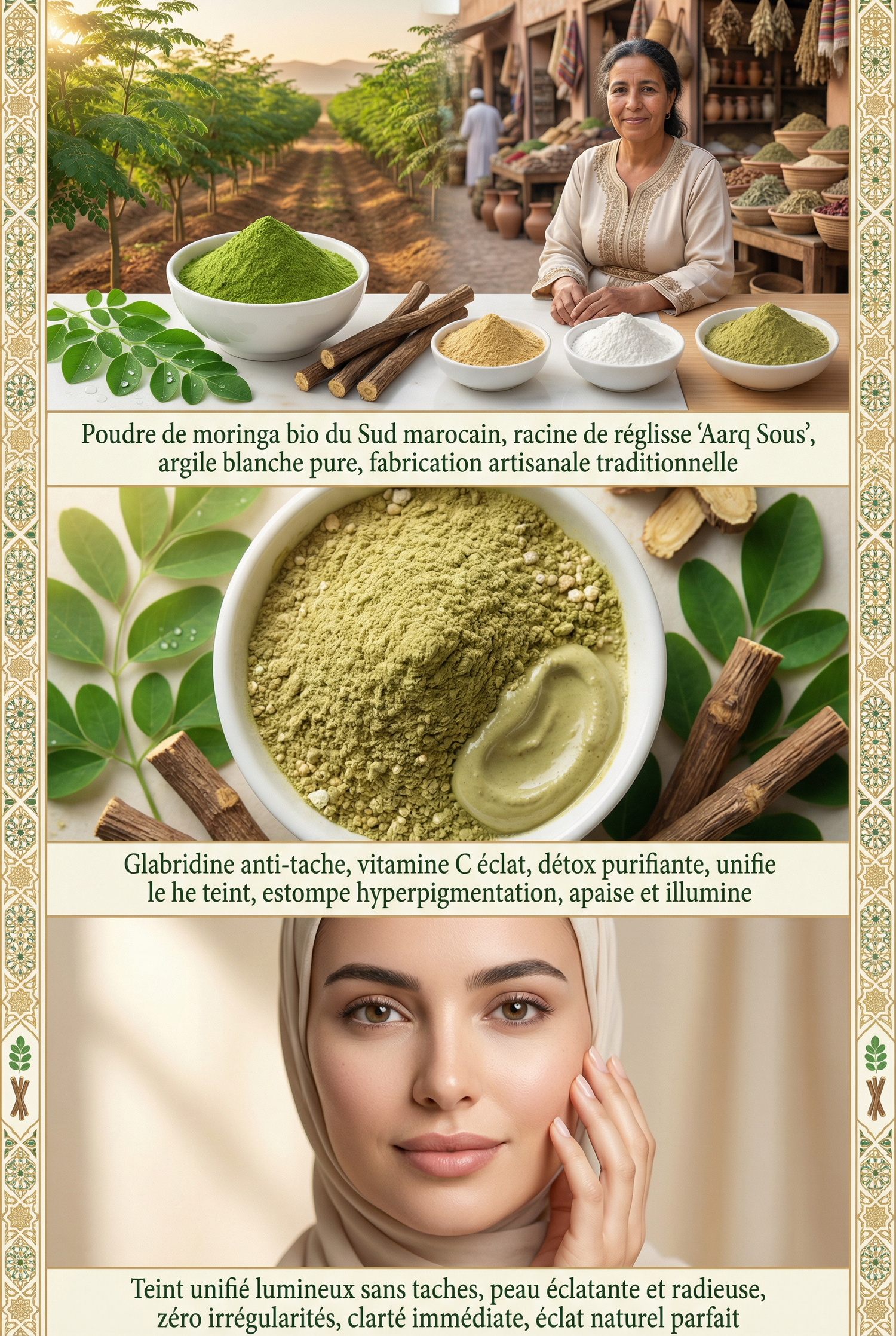 Masque_Visage_Moringa_Reglisse_Teint_Unifie - JODHUR