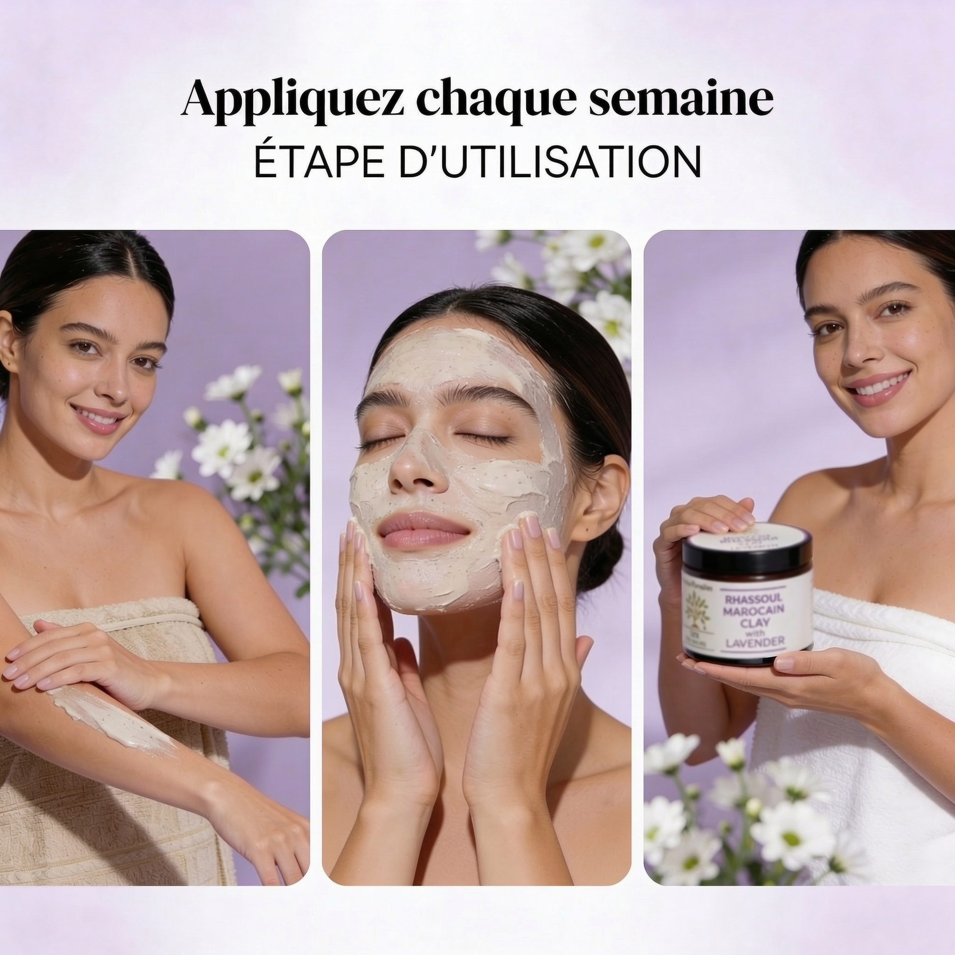 Rhassoul à la Lavande – Argile du Hammam- JODHUR