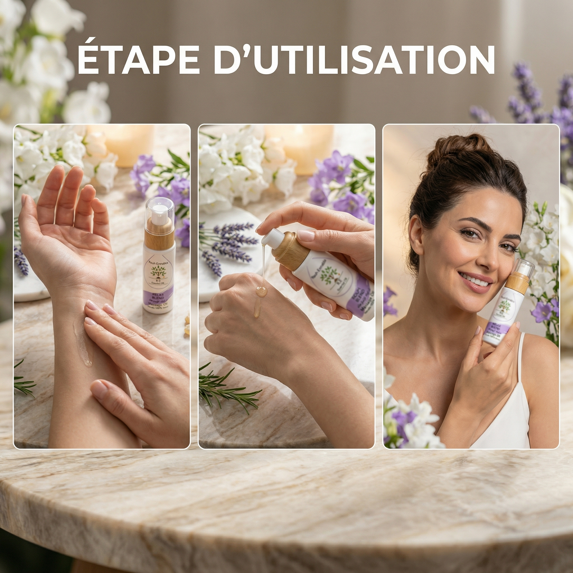 Huile Massage Relax Blend BIO – Détente Absolue - JODHUR