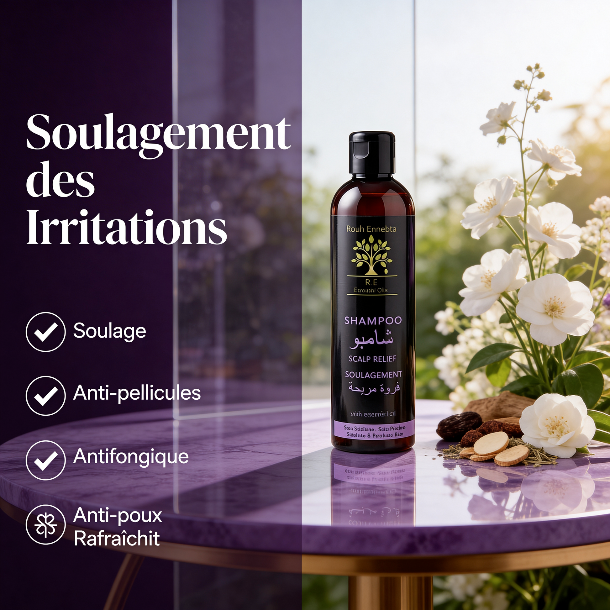  Shampoing Apaisant Cuir Chevelu Sensible - JODHUR