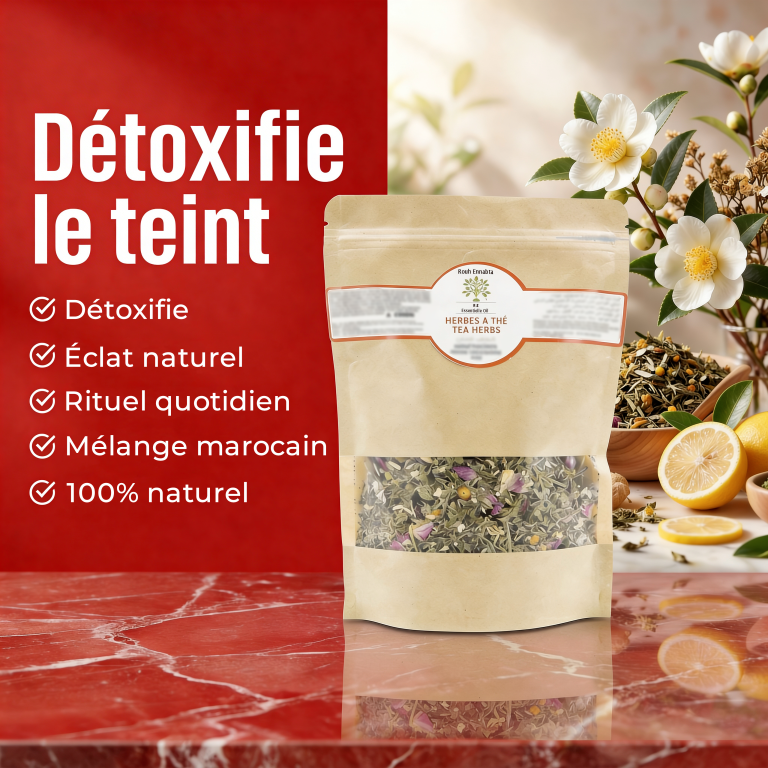 Herbes à Thé BIO – Mélange Détox Beauté JODHUR