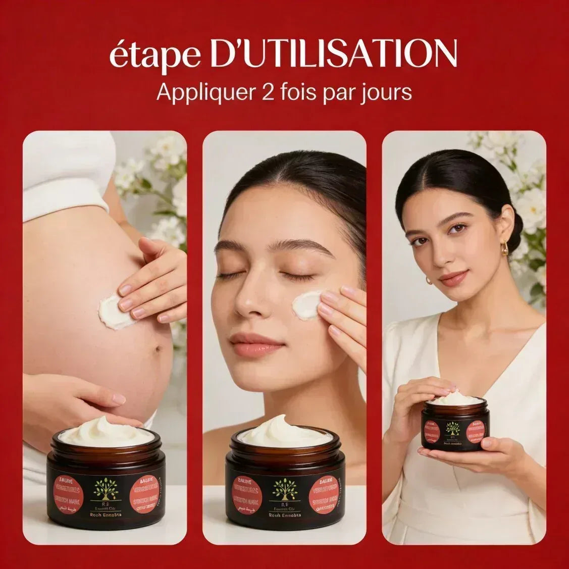 Baume Anti-Vergetures BIO – Prévention & Atténuation- JODHUR