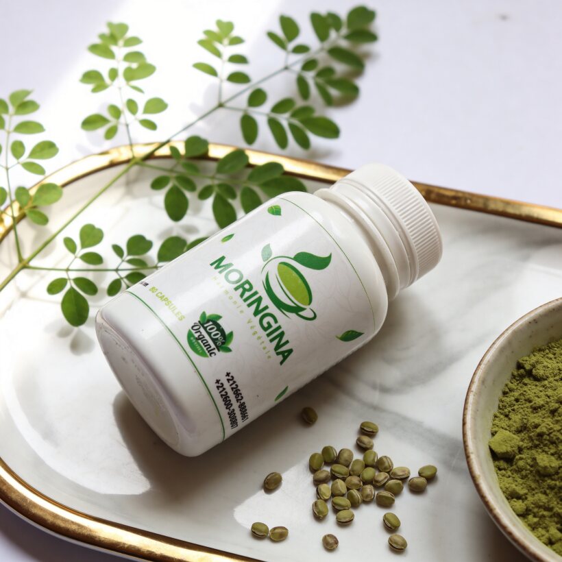 Capsules Moringa Bio | Énergie & bien-être au quotidien sans effort - JODHUR