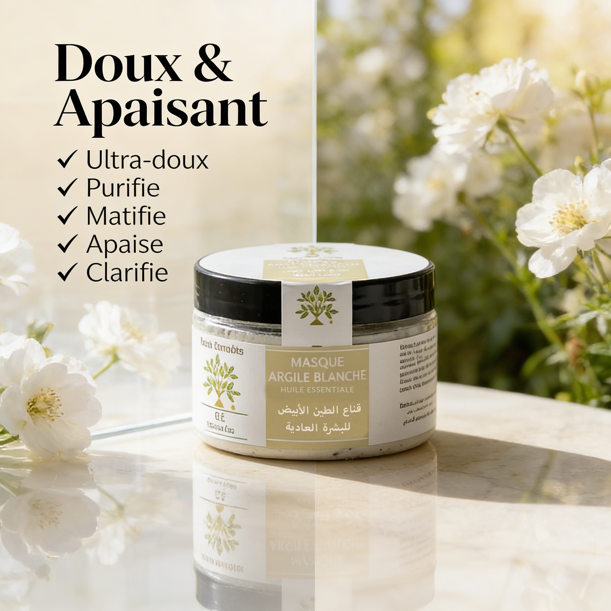 Masque Douceur à l'Argile Blanche - JODHUR