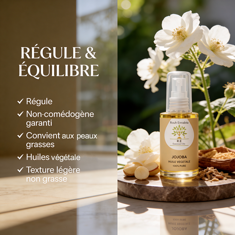 Huile de Jojoba BIO – Équilibrante Universelle- JODHUR