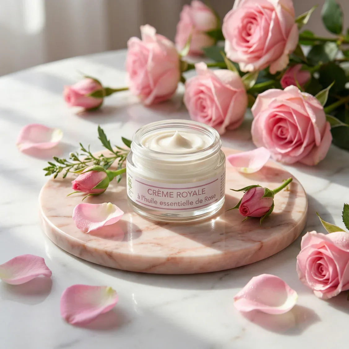 Crème Royale à la Rose de Damas | Régénérante, apaisante & anti-âge- JODHUR