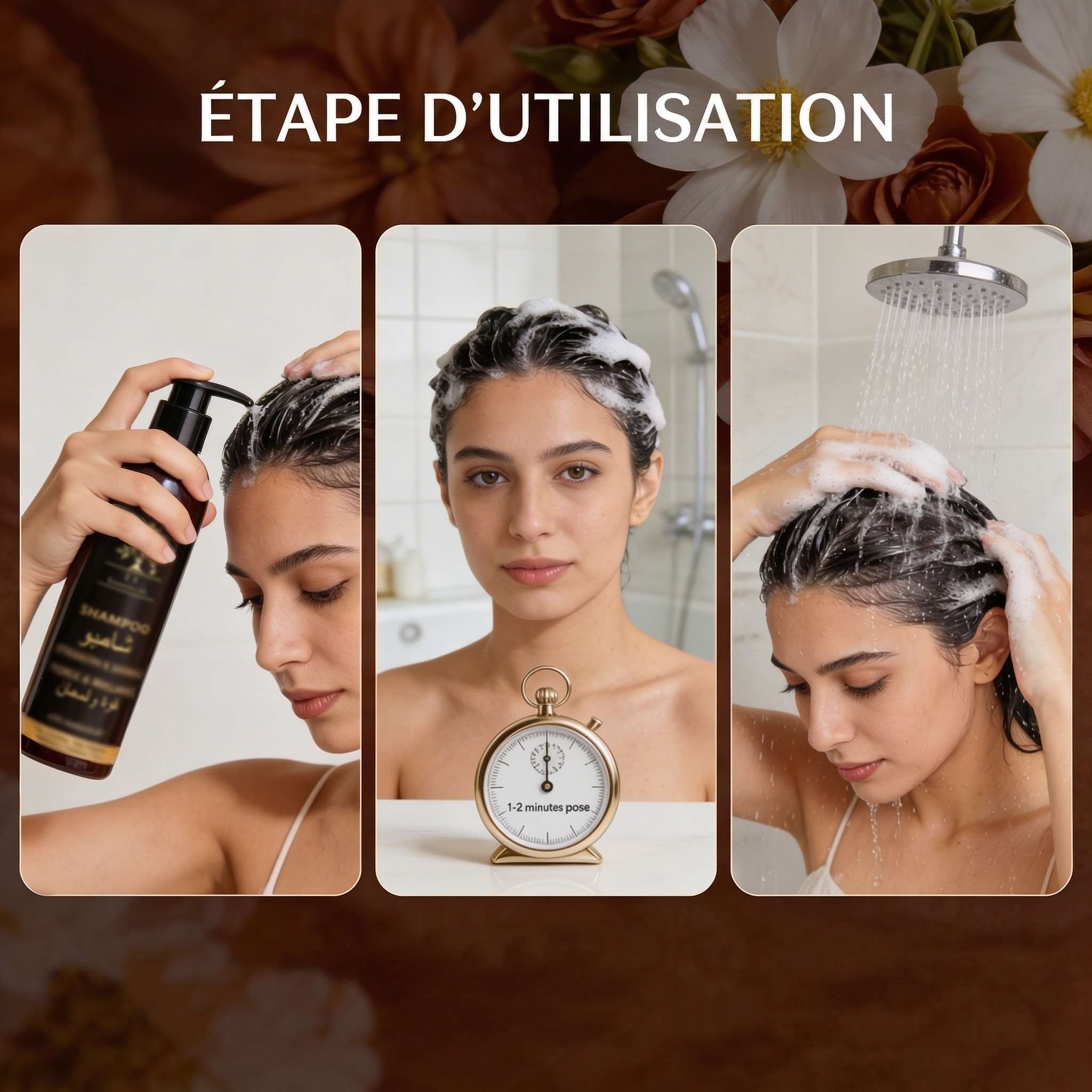 Shampoing Force & Brillance aux Huiles Essentielles