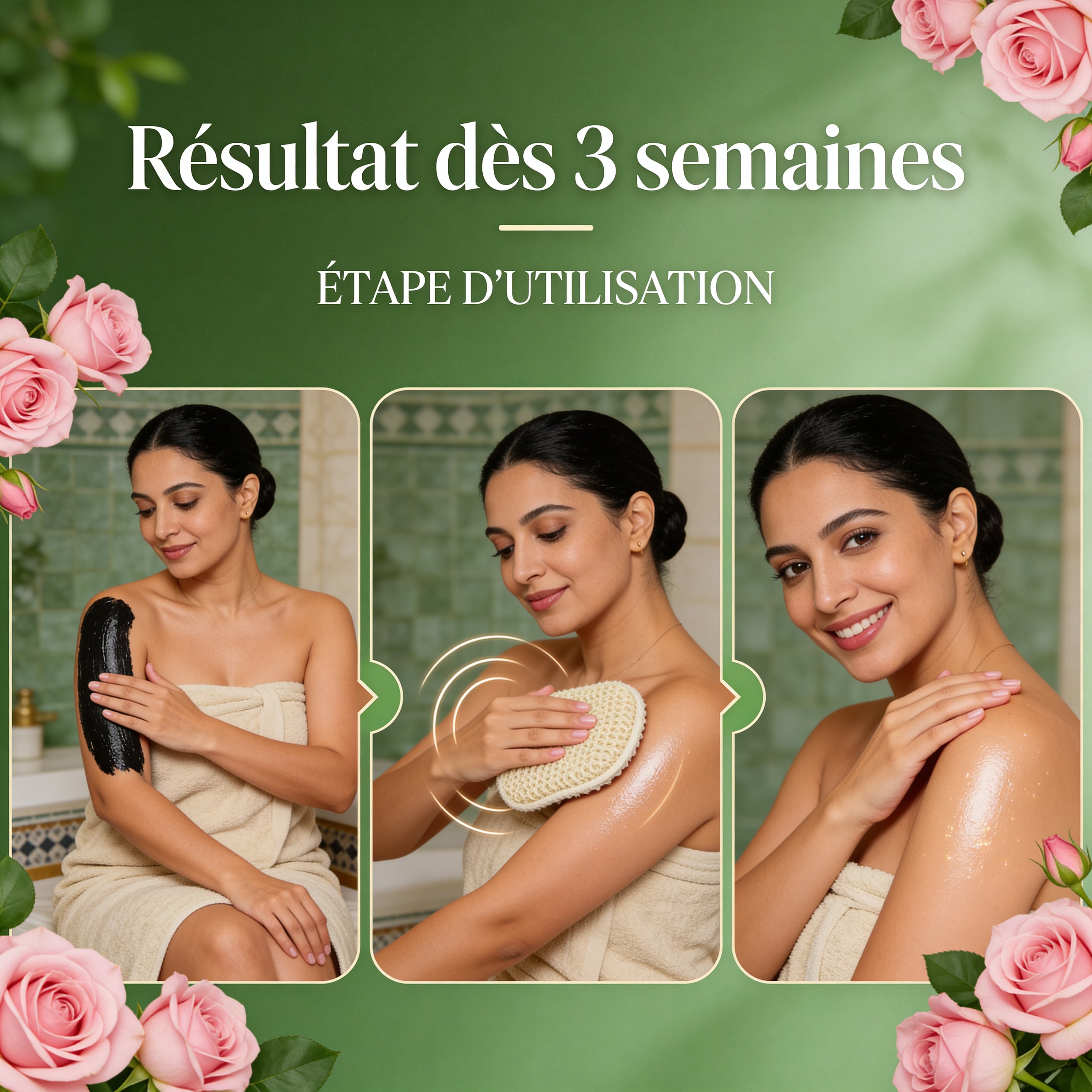 JODHUR Savon Noir Beldi aux Plantes Aromatiques – Rituel Hammam au moringa purifiant pour une peau douce et éclatante dès 3 semaines.