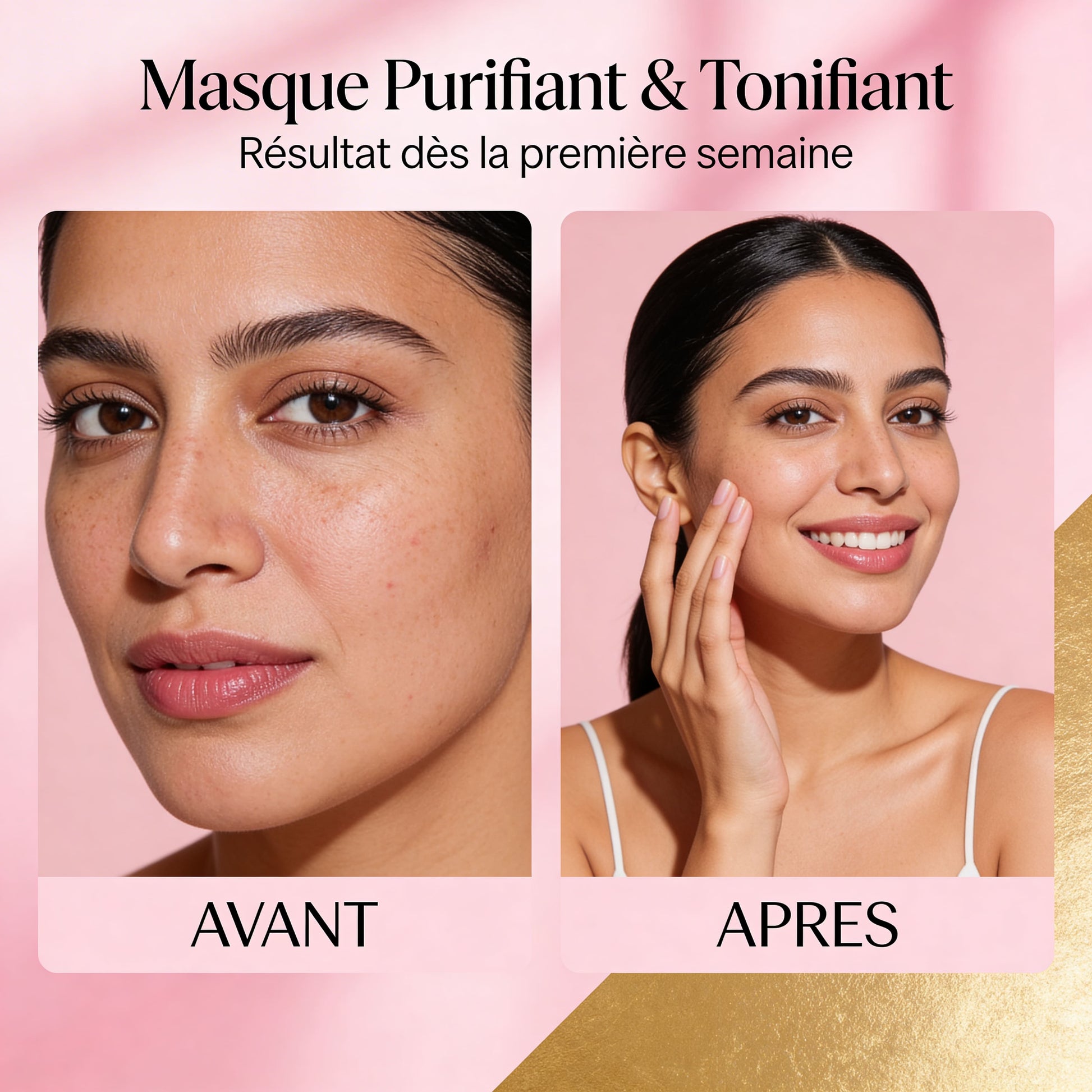 JODHUR Poudre de Rose BIO – Masque Purifiant & Tonifiant au moringa, huile d’argan pour une peau purifiée et éclatante.