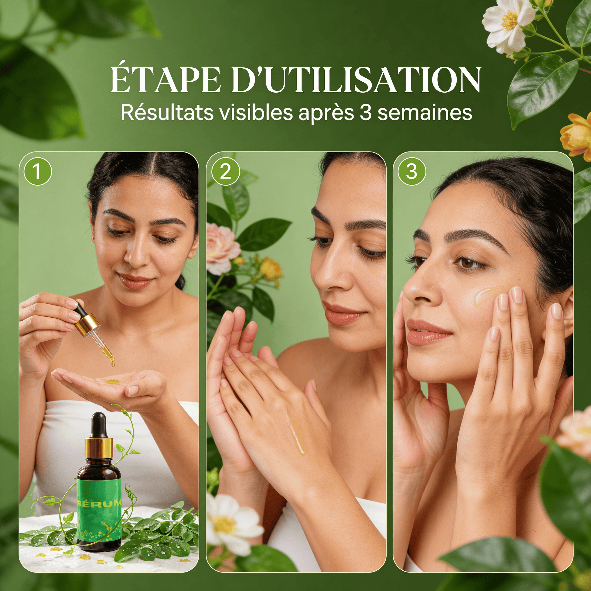 JODHUR Sérum Moringa Hydratant | à l’huile d’argan bio, hydrate intensément et élimine les tiraillements dès la 1ère utilisation.