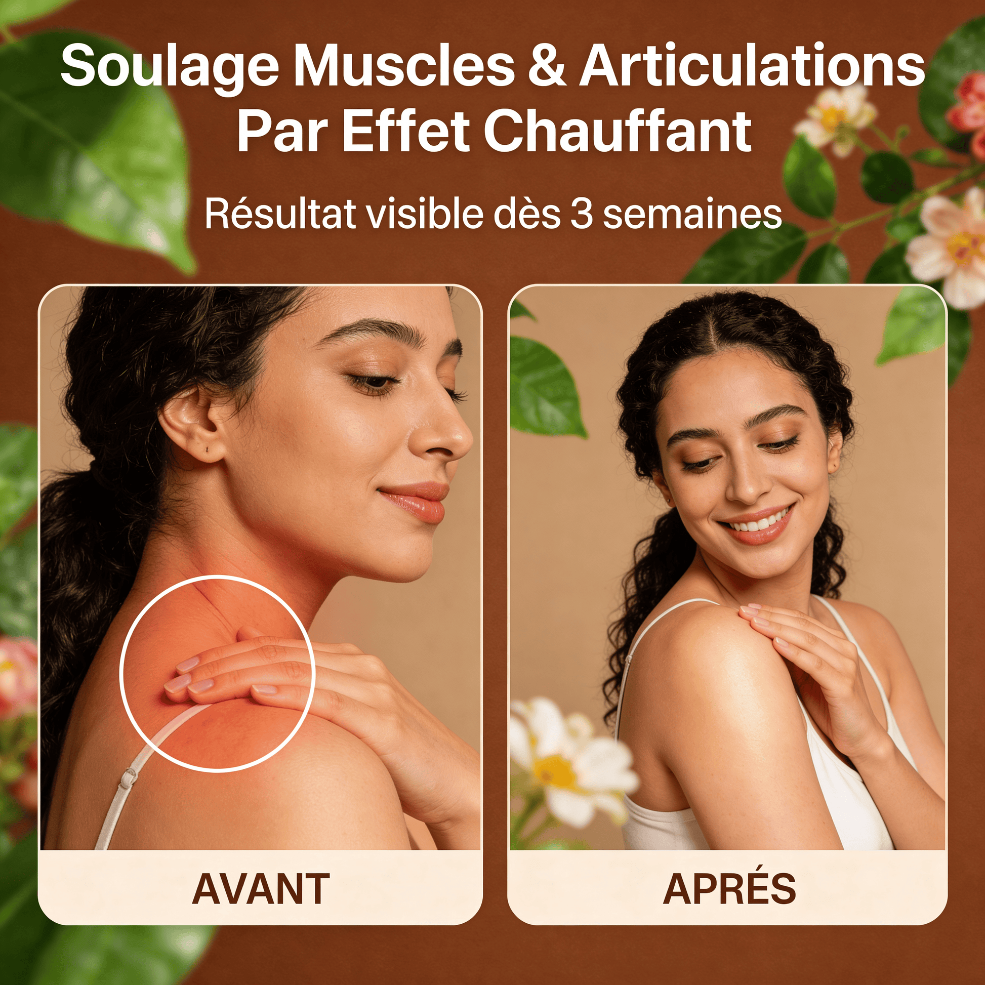 Crème Sinamorflor JODHUR avec moringa pour soulager muscles et articulations par effet chauffant naturel et apaisant.