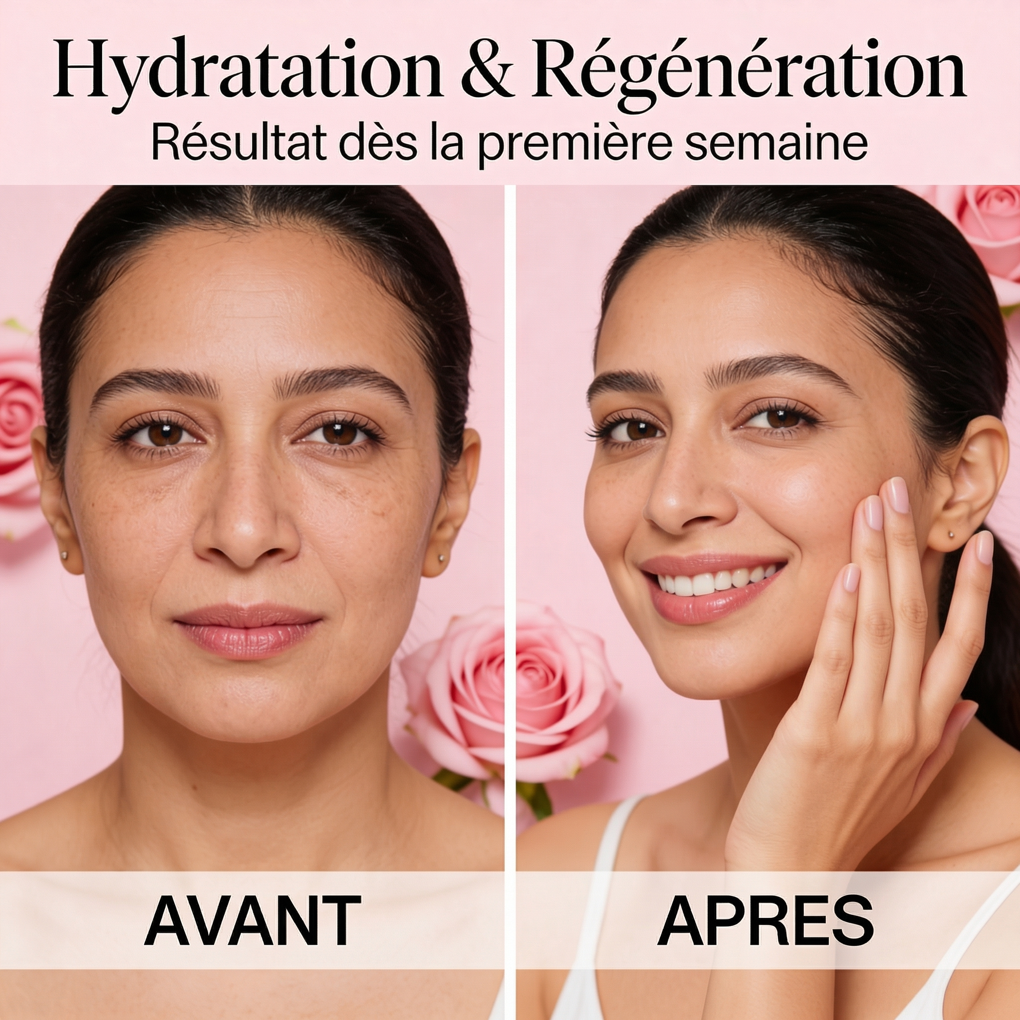 JODHUR Crème à la Rose – Hydratation & Régénération Quotidienne avec huile d’argan et moringa pour une peau nourrie et éclatante.