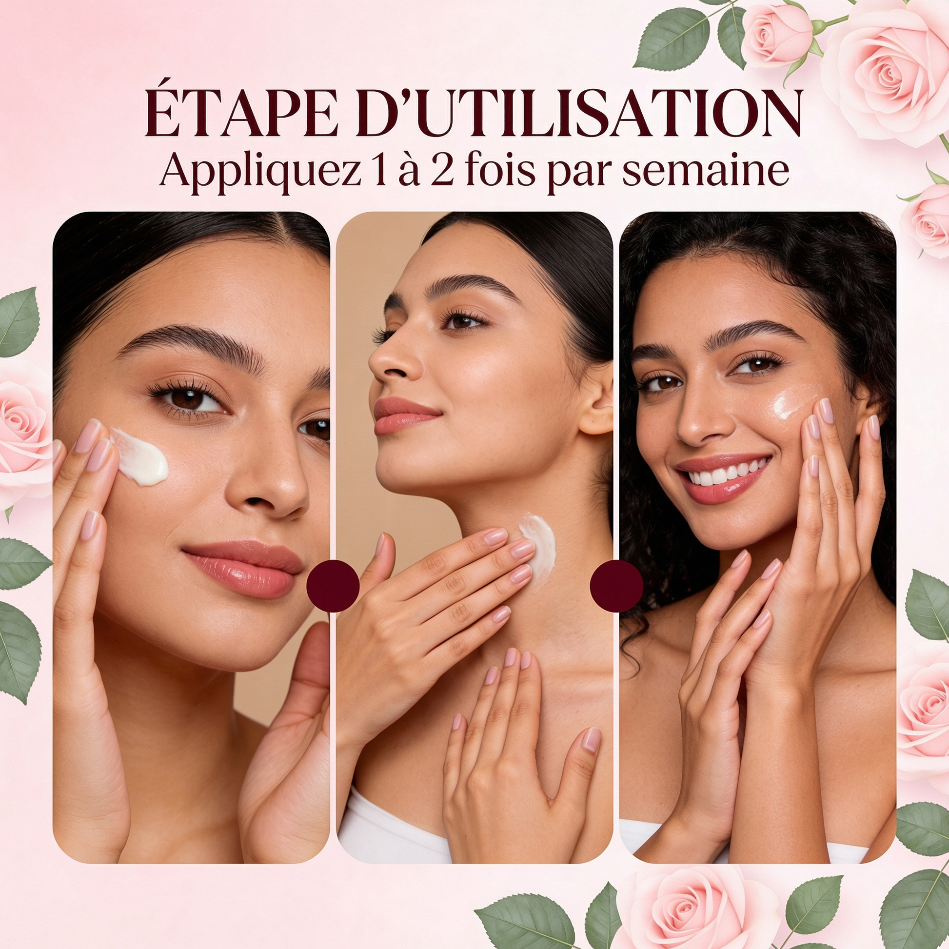 JODHUR Crème à la Rose – Hydratation & Régénération Quotidienne aux huiles essentielles et moringa, soin nourrissant naturel.