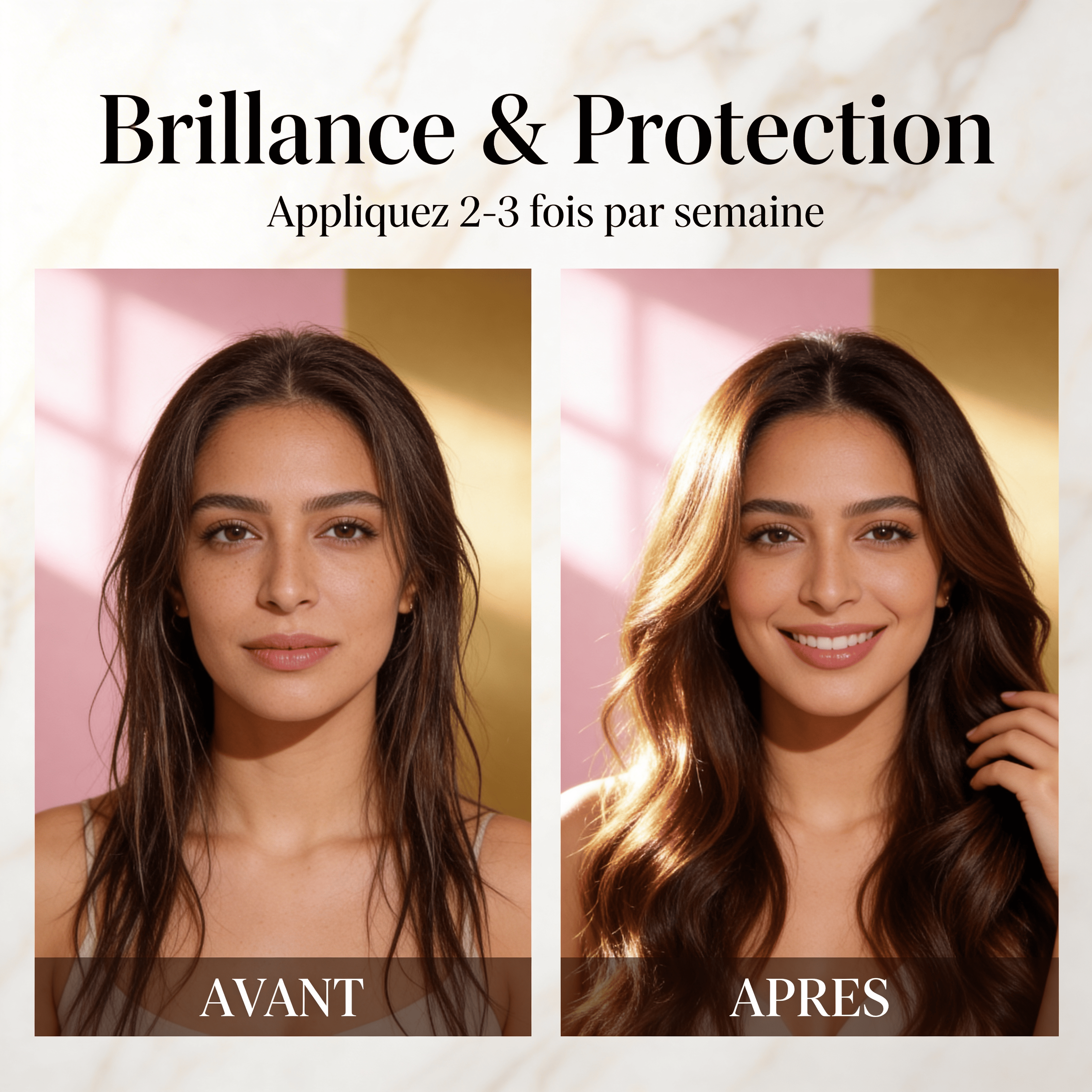 Sérum Capillaire à la Rose – Brillance & Protection
