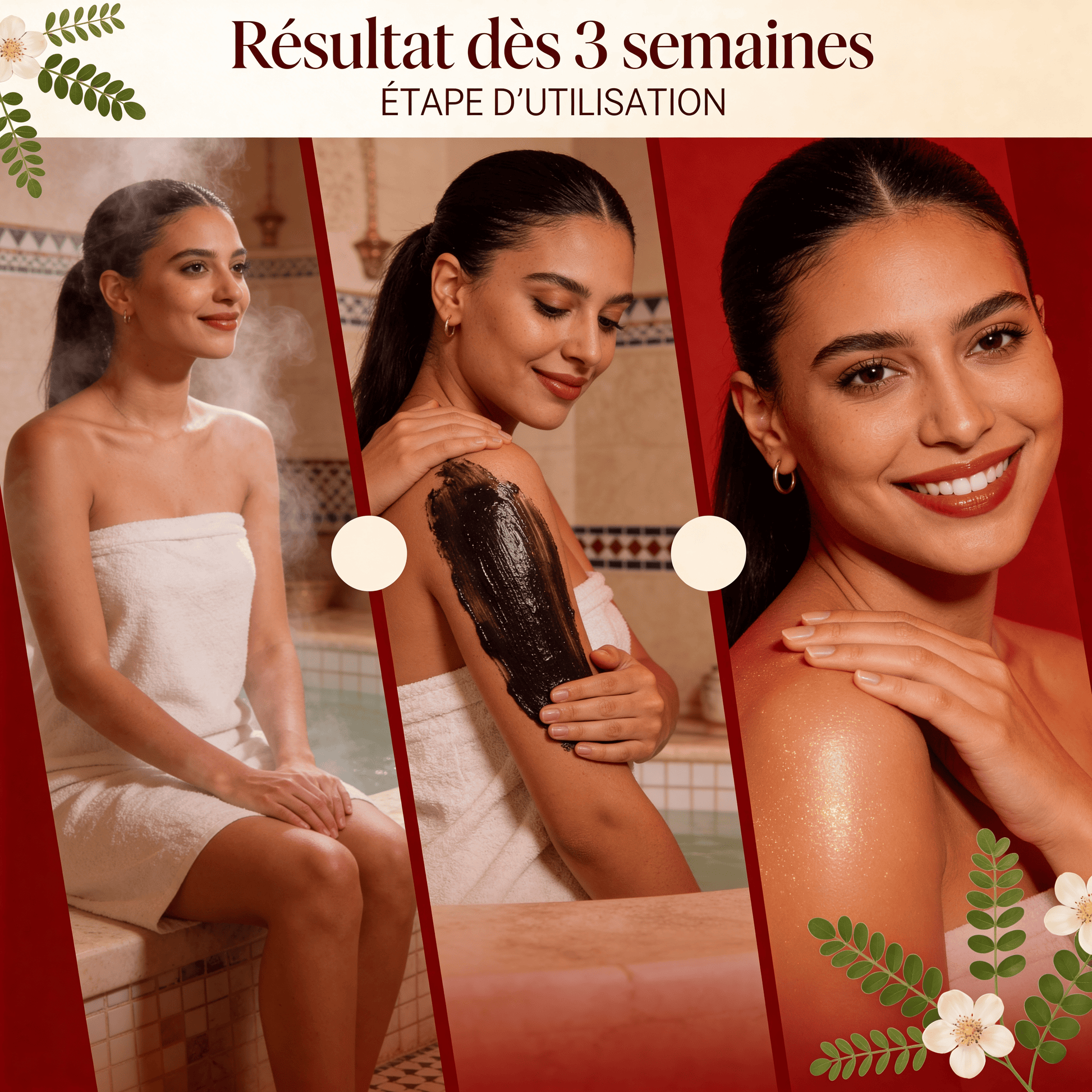 JODHUR Savon Noir Beldi à laaker Fassi – Douceur Hammam au moringa, huile d’argan, purifiant et nourrissant pour la peau.