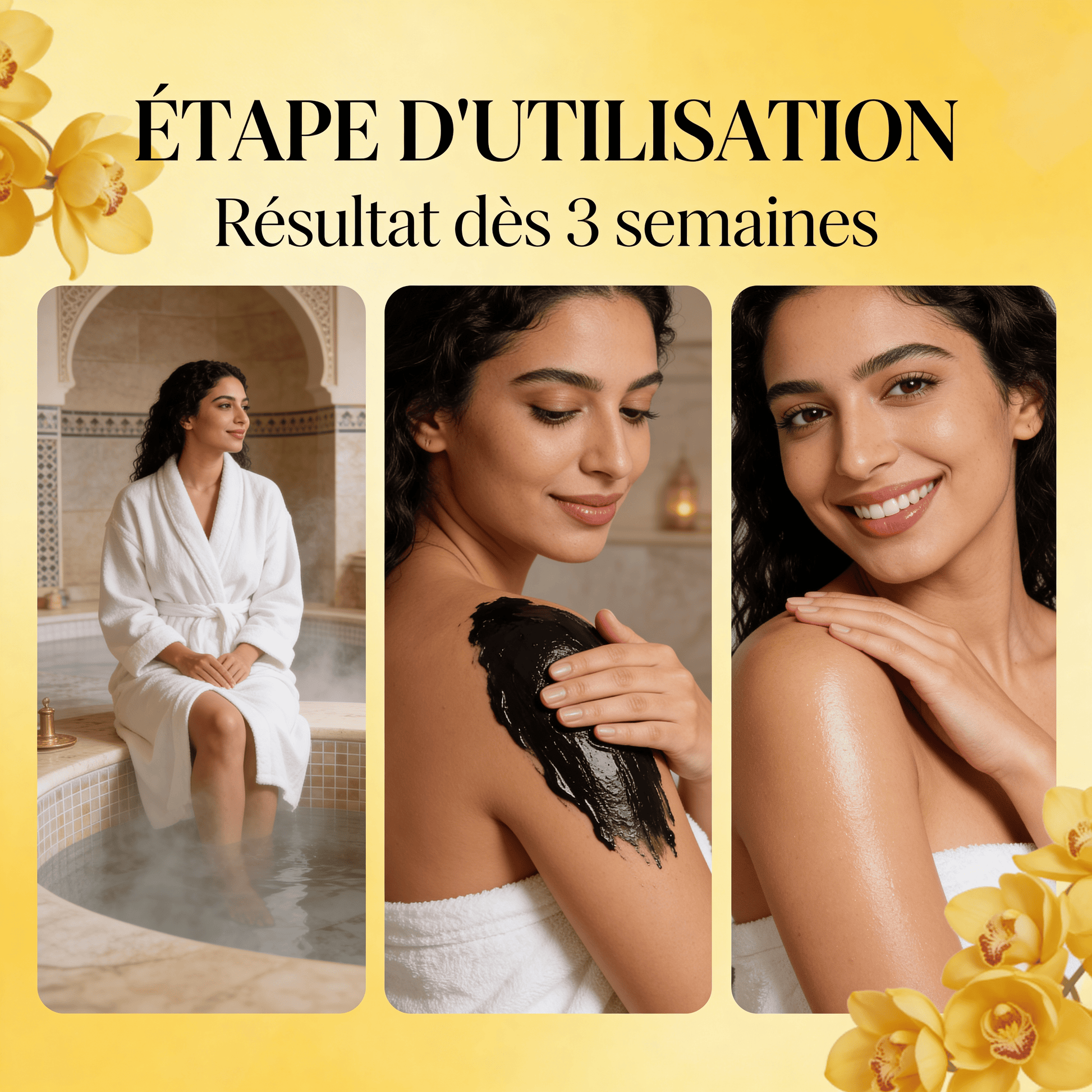 JODHUR Savon Noir à l'Argan et Citron· Peau Purifiée, Hydratée & Teint Éclatant avec huile d’argan bio, soin nourrissant et purifiant.