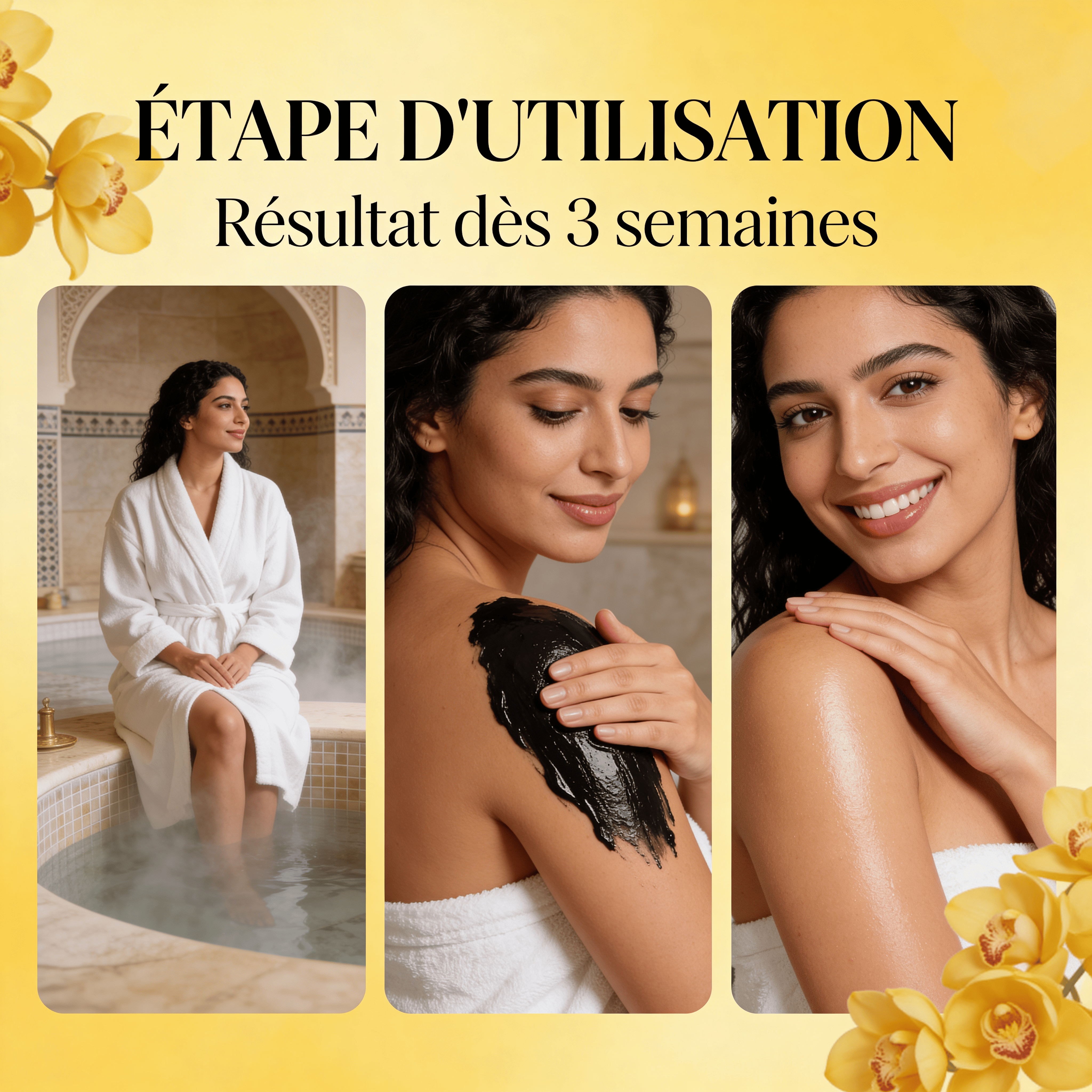 JODHUR Savon Noir à l'Argan et Citron· Peau Purifiée, Hydratée & Teint Éclatant avec huile d’argan bio, soin nourrissant et purifiant.