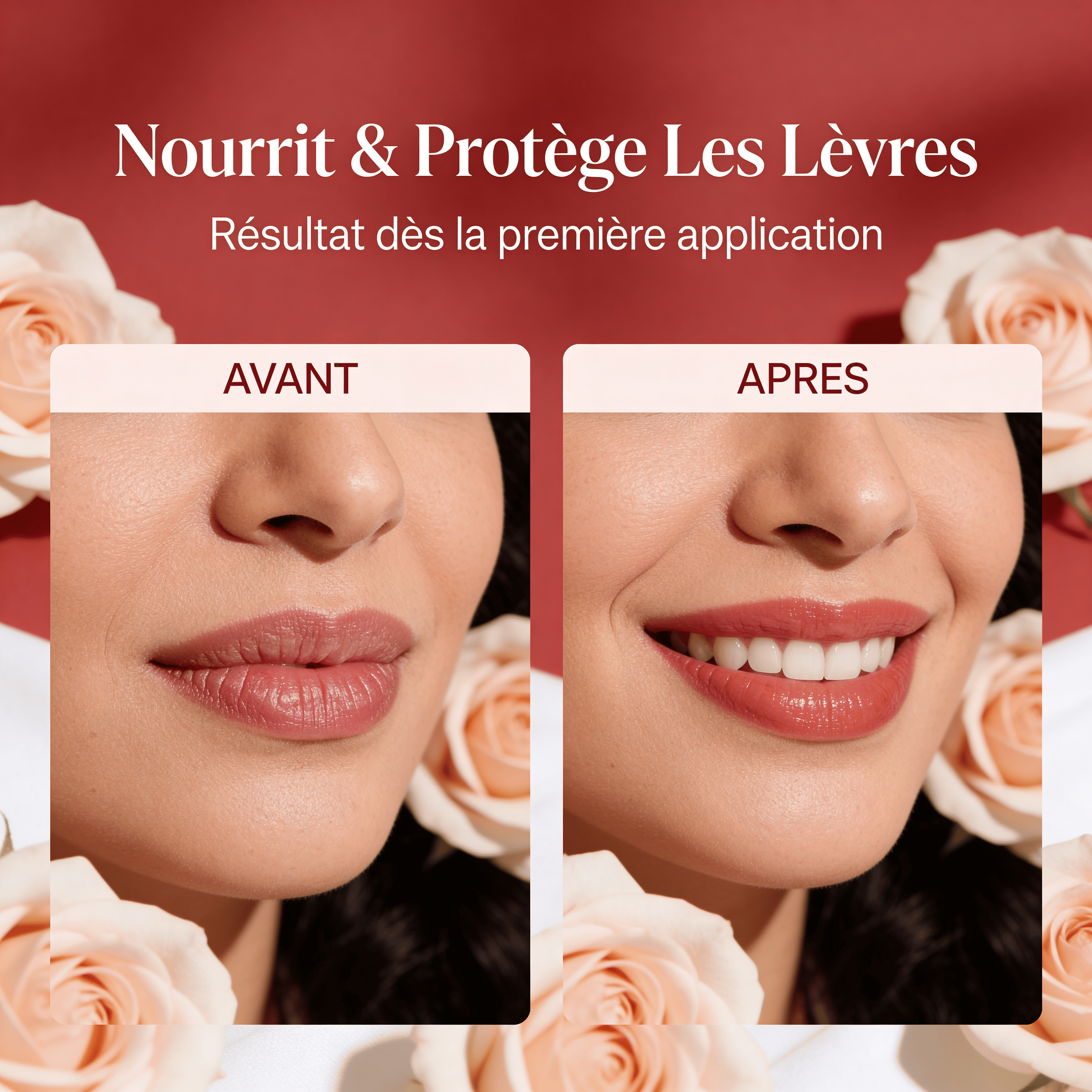 Baume à Lèvre | Nourrit & protège les lèvres JODHUR au moringa et huile d’argan pour des lèvres hydratées et douces.