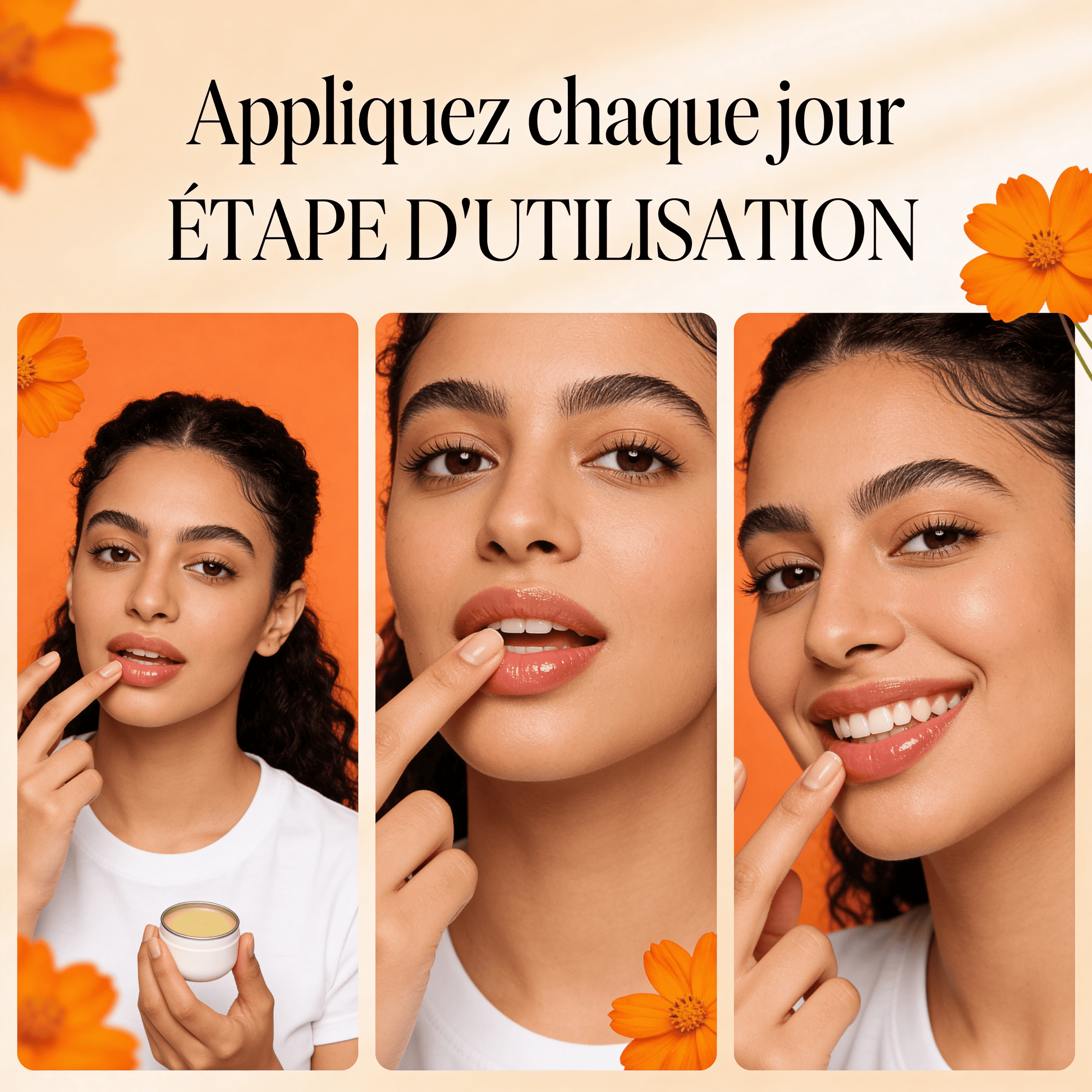 JODHUR Baume à Lèvre Roulé | Hydrate & répare les lèvres sèches avec huile d’argan bio pour des lèvres nourries et douces.