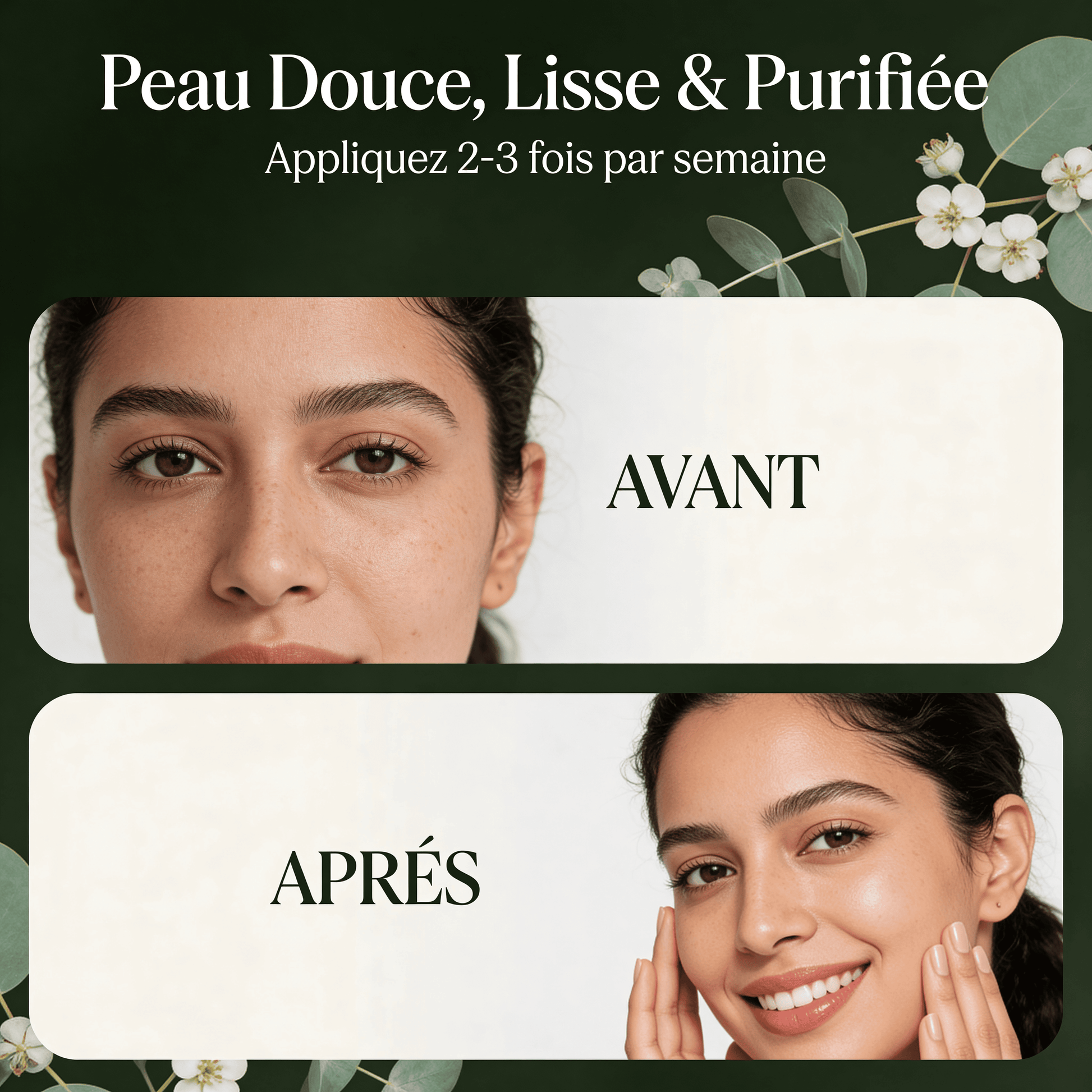 JODHUR Savon Noir Artisanal à l'Eucalyptus avec huile d’argan et moringa pour une peau douce, lisse & purifiée naturellement.