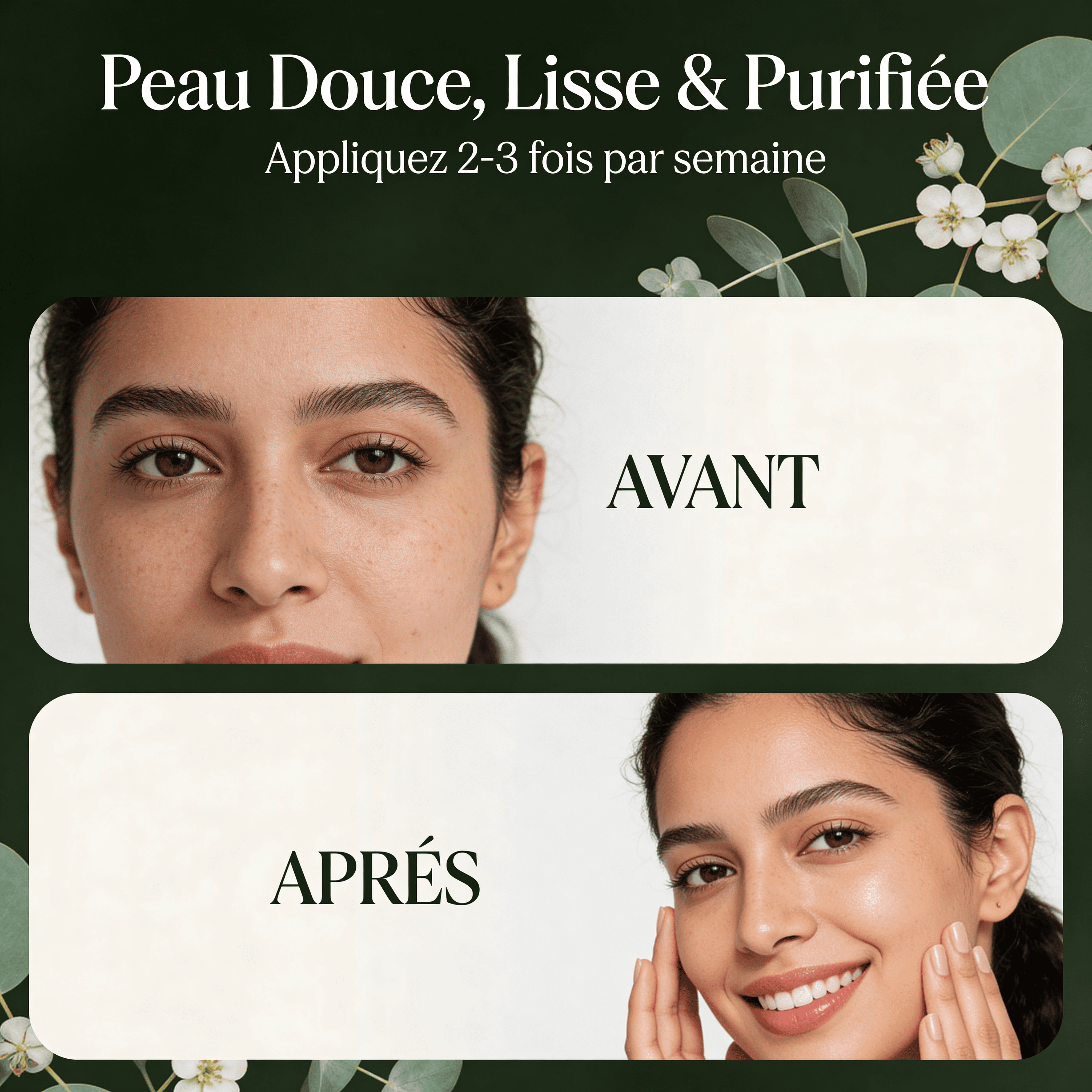 JODHUR Savon Noir Artisanal à l'Eucalyptus avec huile d’argan et moringa pour une peau douce, lisse & purifiée naturellement.