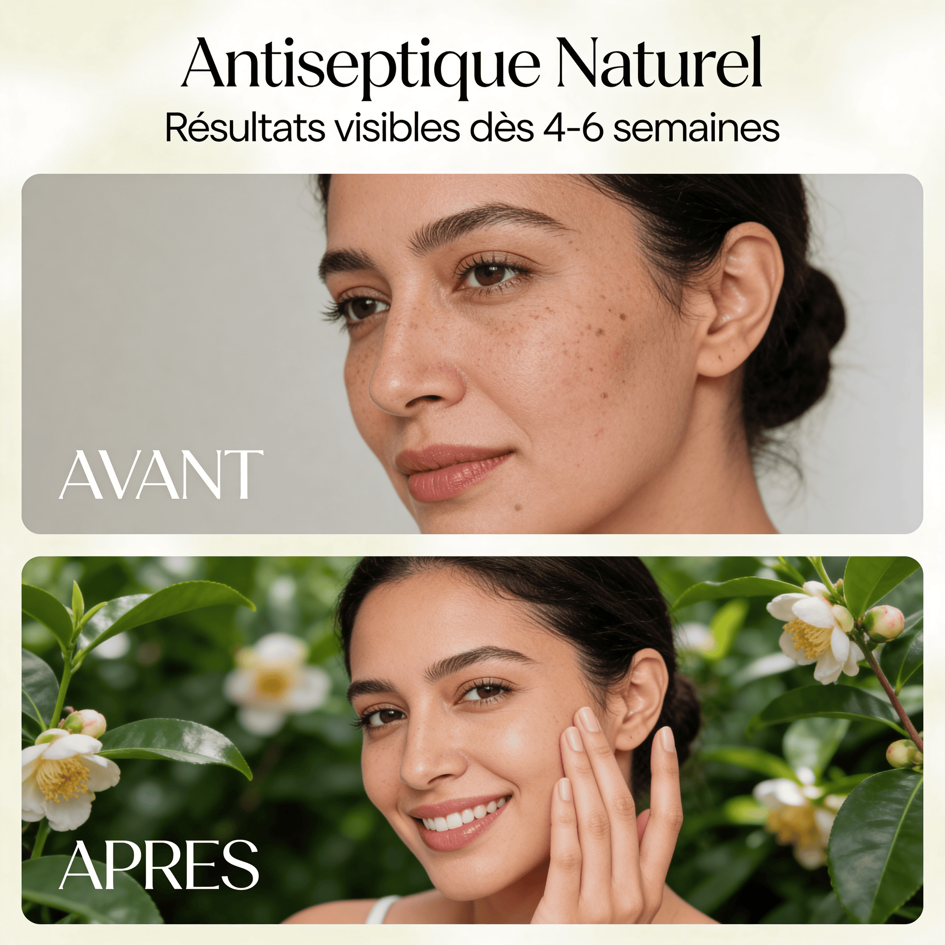 JODHUR Huile Essentielle Arbre à Thé – Antiseptique Naturel enrichie en moringa, purifie et améliore visiblement la peau en 4-6 semaines.