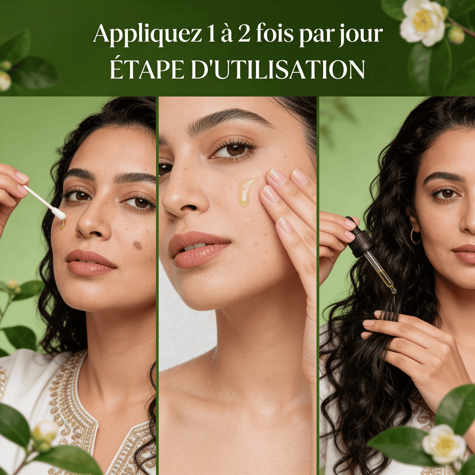 JODHUR Huile Essentielle Arbre à Thé – Antiseptique Naturel à base de moringa pour purifier la peau et prévenir les imperfections.