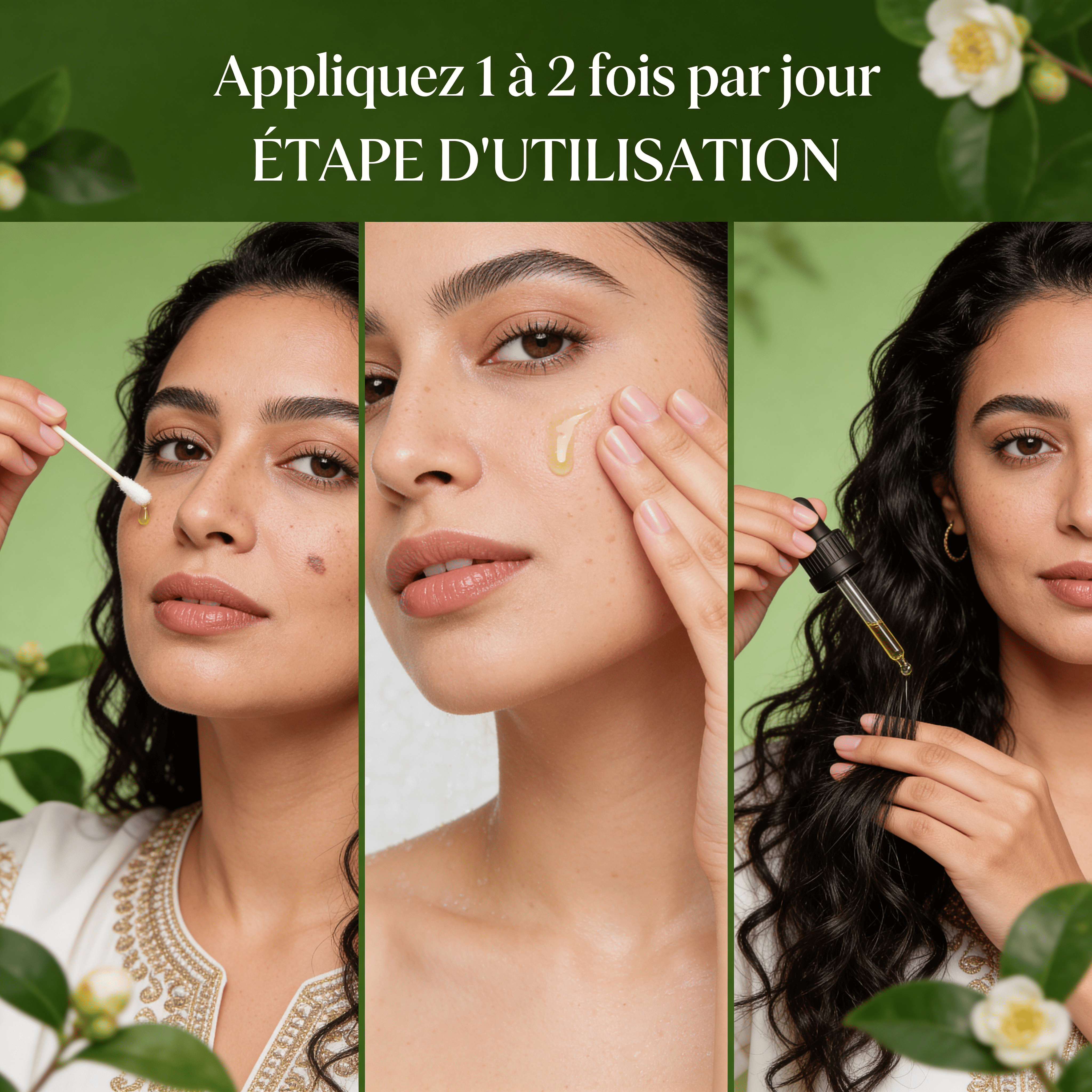 JODHUR Huile Essentielle Arbre à Thé – Antiseptique Naturel à base de moringa pour purifier la peau et prévenir les imperfections.